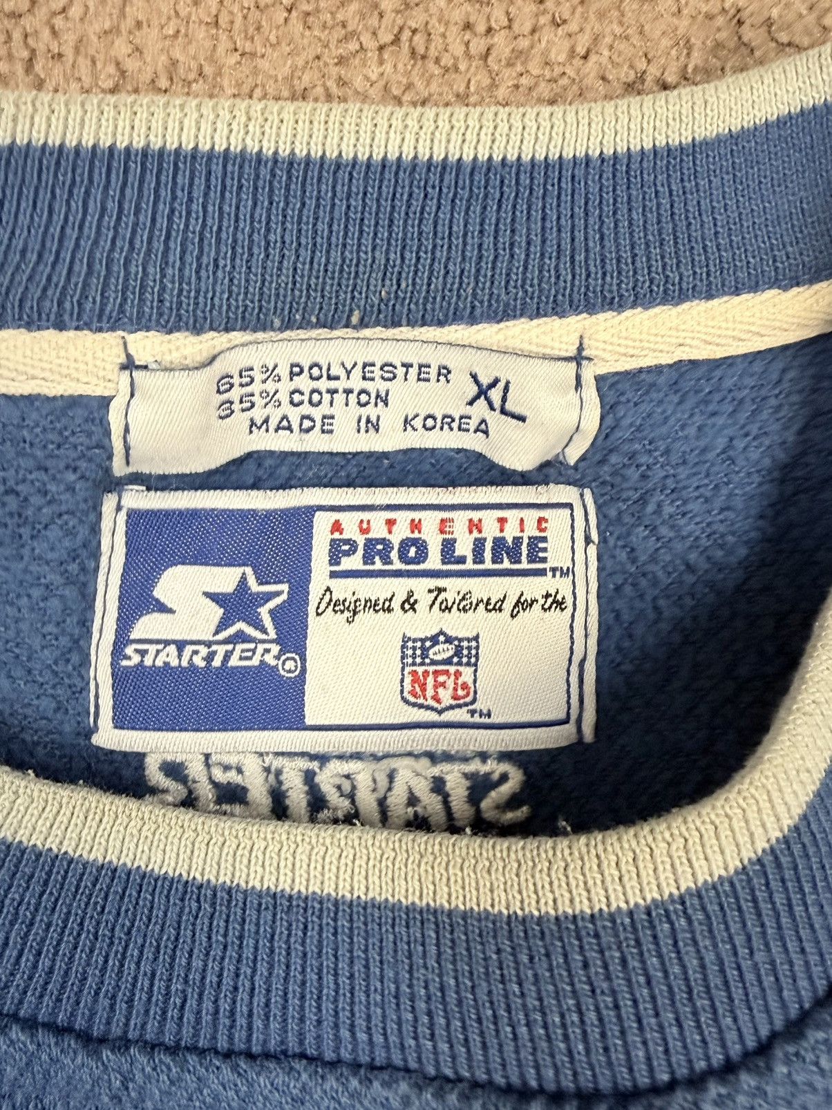 Starter Vintage 90’s Dallas Cowboys Starter Tailsweep crewneck Size US XL / EU 56 / 4 - 6 Thumbnail