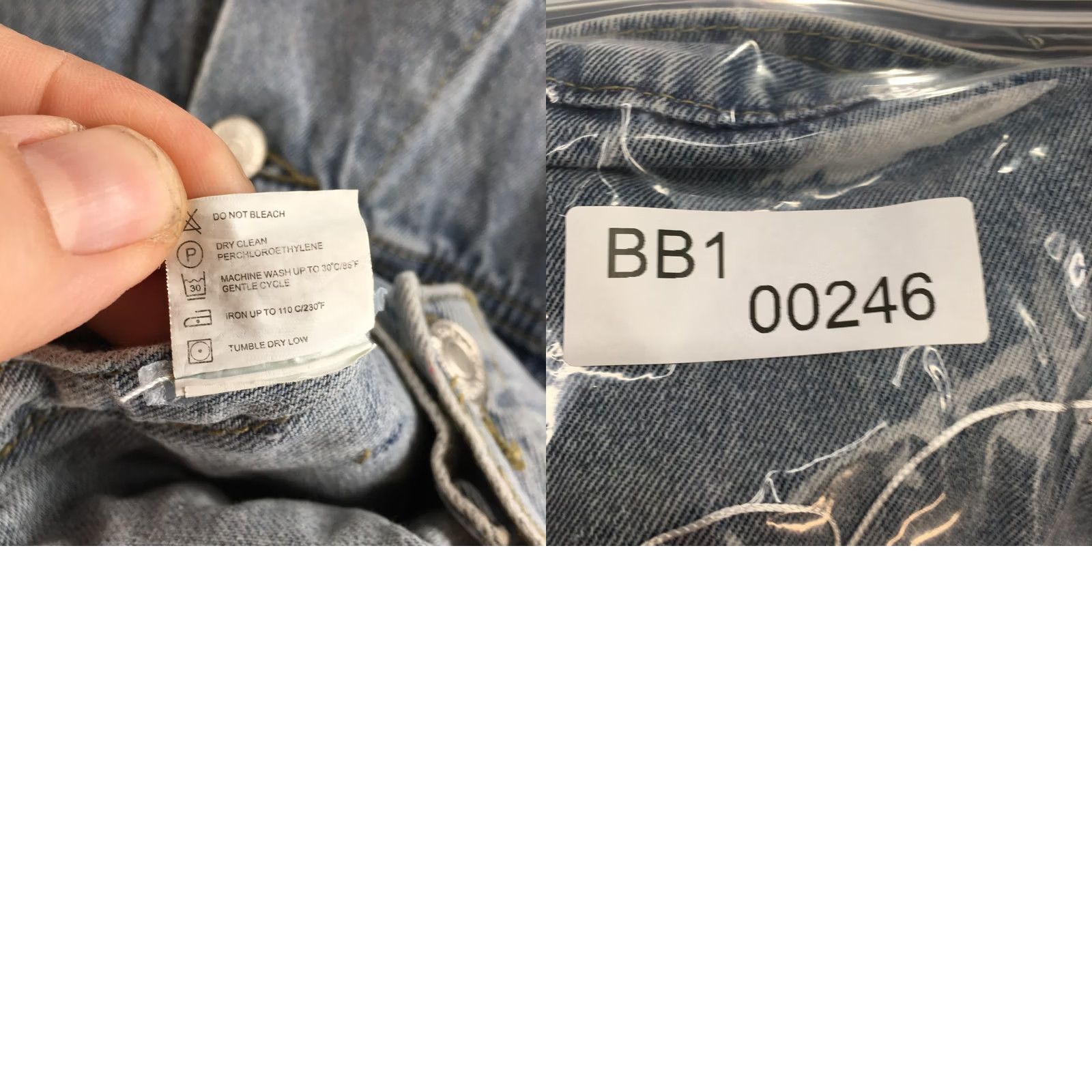 Denime Elia Cher Jacket Womens Small Blue Western Fringe Button Up Denim Jean Coat Shirt Size 28" / US 6 / IT 42 - 10 Thumbnail
