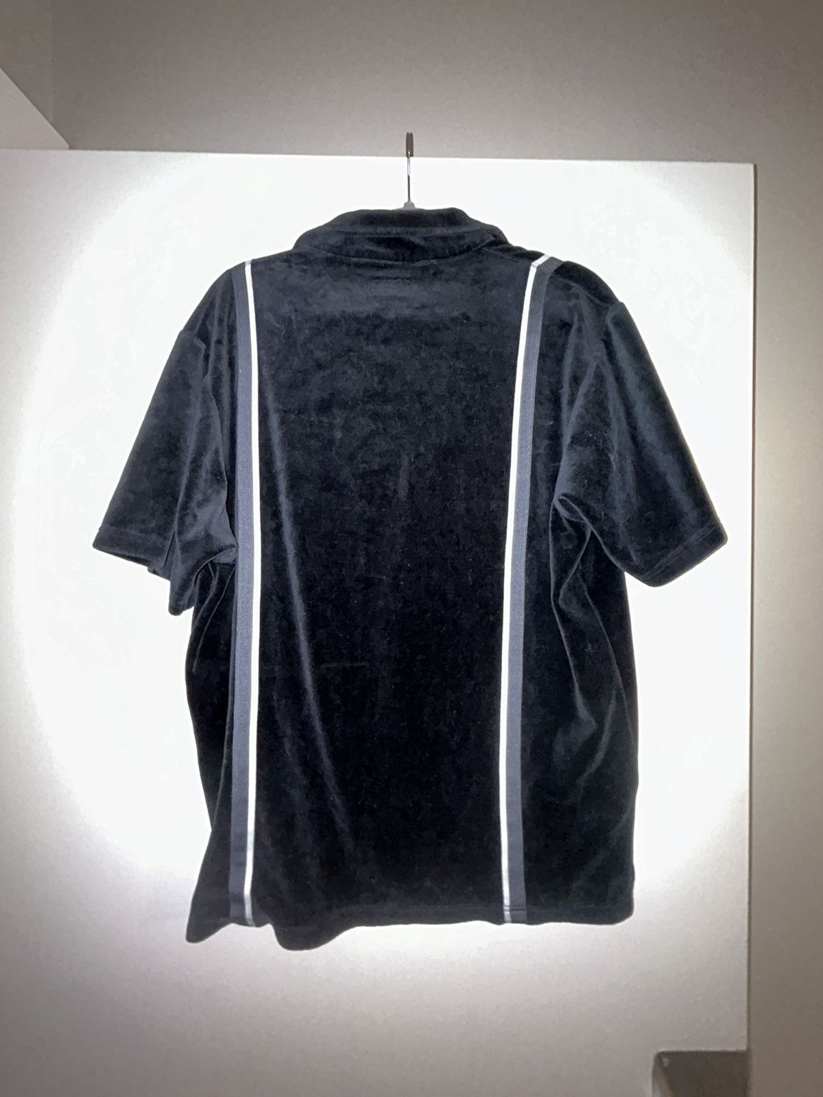 Supreme SUPREME Velour Warm Up Zipper T-shirt Size US L / EU 52-54 / 3 - 2 Thumbnail