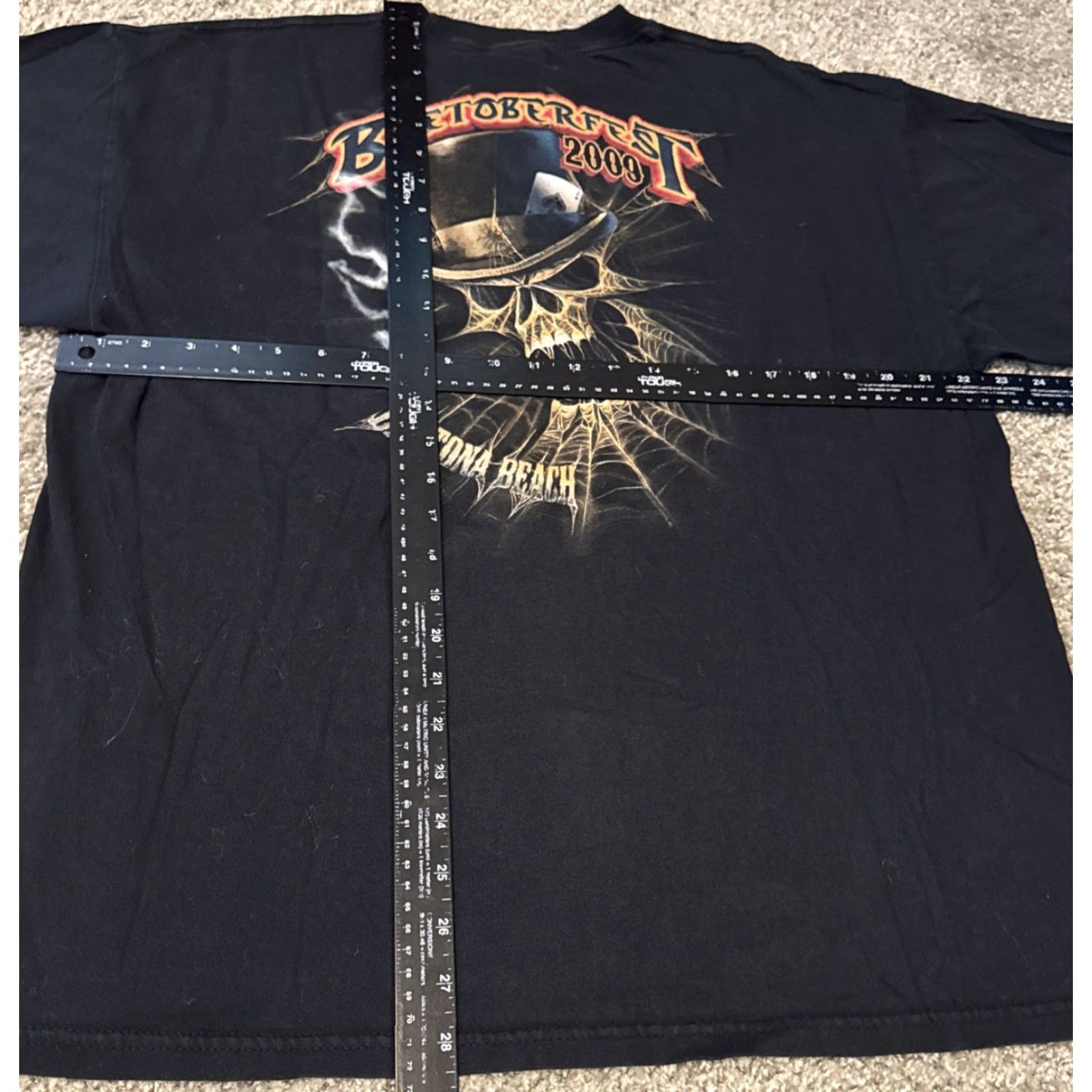Vintage VINTAGE Biketoberfest 2009 Motorcycle Biker Daytona Beach T-Shirt XL Black Men Mens T-Shirt Motorcycle VTG 2009 Size US XL / EU 56 / 4 - 5 Thumbnail