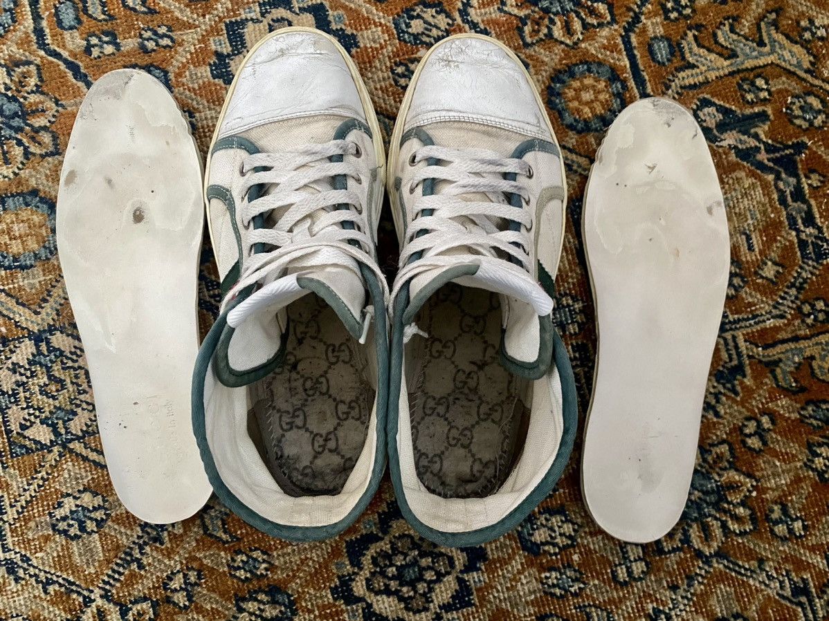 90s 00s OLD GUCCI ポロシャツ 青 イタリア製 オールドグッチ GUCCI】ヴィンテージ グッチ 9000L クォーツ GP 中古 レディース
