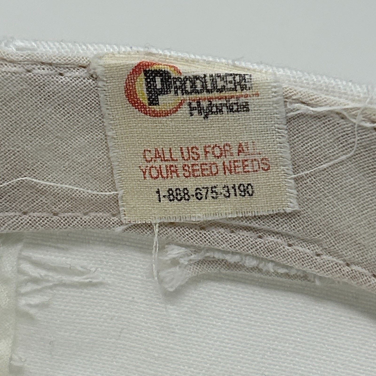 Vintage Vintage 90s Producers Hybrids Hat Baseball Cap Seeds White Size ONE SIZE - 8 Thumbnail