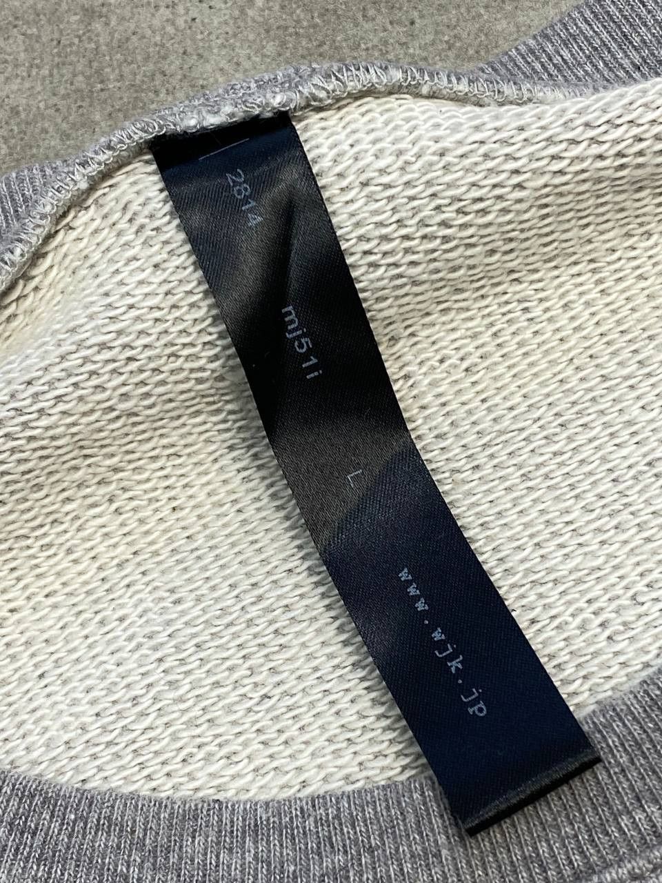 junhashimoto WJK Jun Hashimoto Side Ziper Distressed Finish Sweatshirt Size US L / EU 52-54 / 3 - 14 Thumbnail