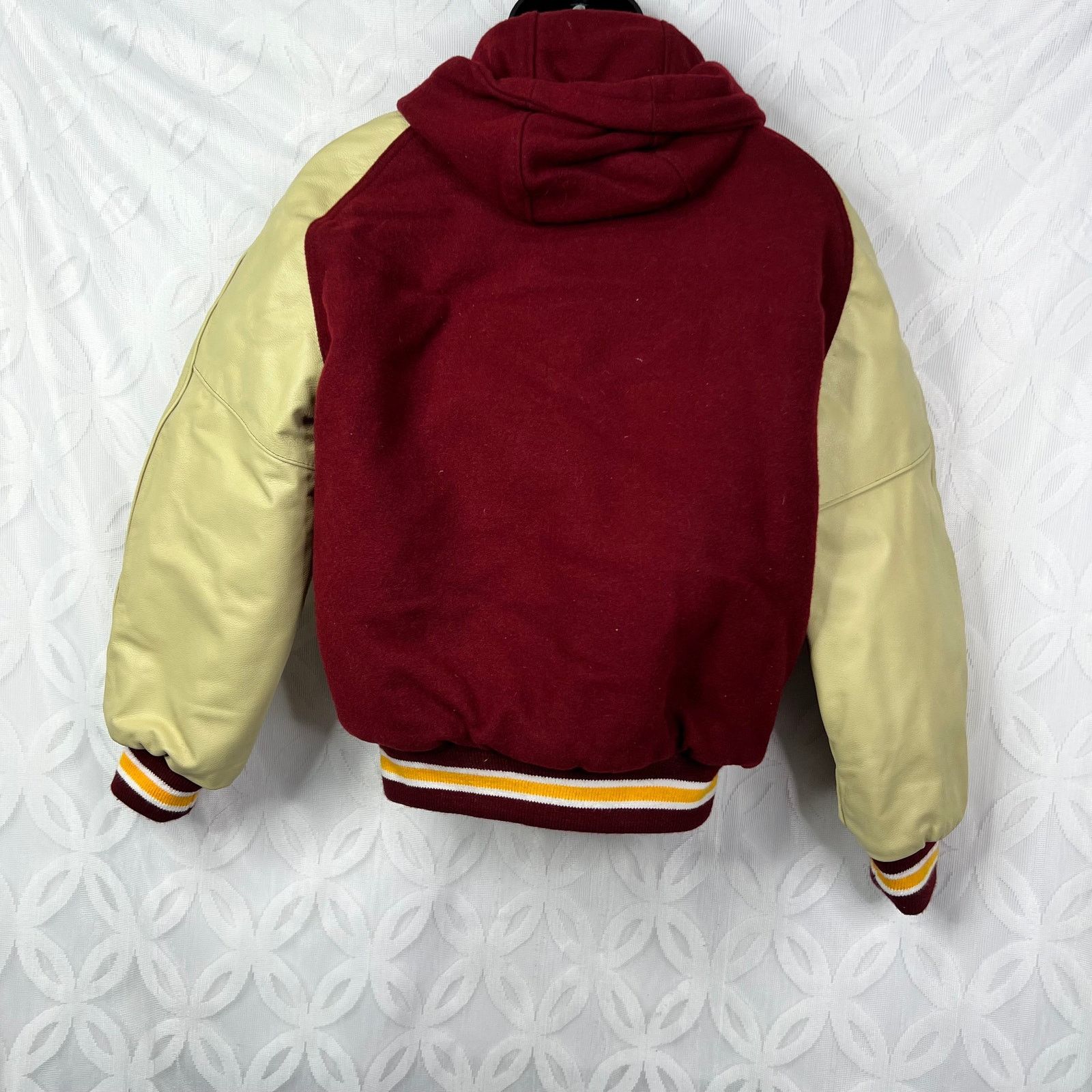 Delong Vintage DeLong Sz. M Varsity Letterman Hooded Jacket NWT Size US M / EU 48-50 / 2 - 6 Thumbnail
