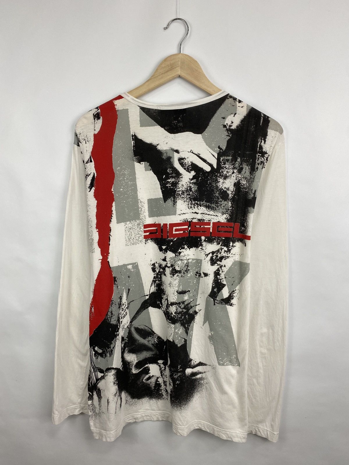Diesel 🇺🇸 Vintage 90 Diesel Indian Friendship OF Peoples Long Sleeve Size US L / EU 52-54 / 3 - 3 Thumbnail