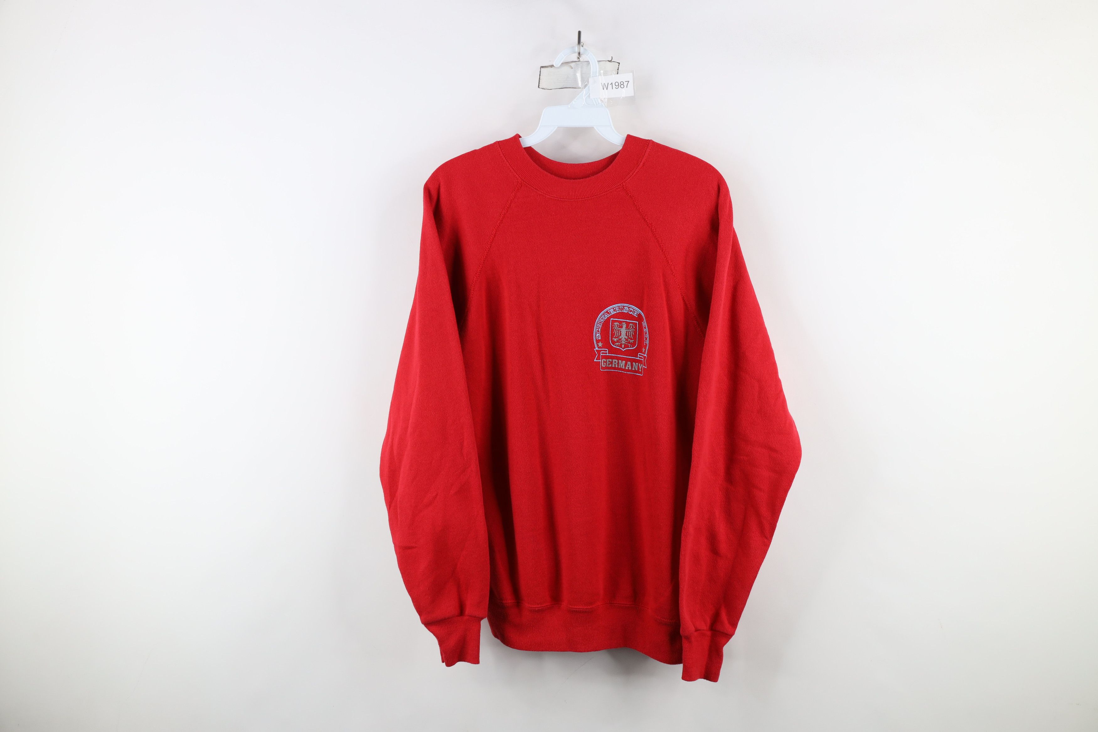 Vintage Vintage 70s 80s Schwaebisch Germany Military Sweatshirt USA Size US M / EU 48-50 / 2 - 1 Thumbnail