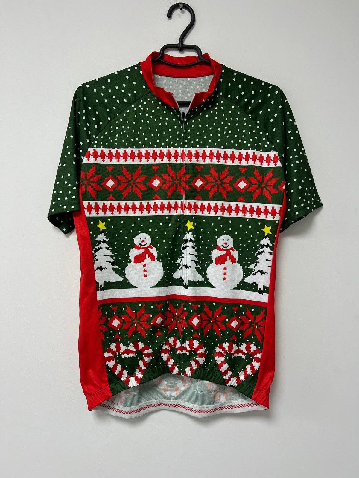 Other Vintage Christmas Holiday Cycling Jersey Racing Bicycle XL Size US XL / EU 56 / 4 - 1 Thumbnail
