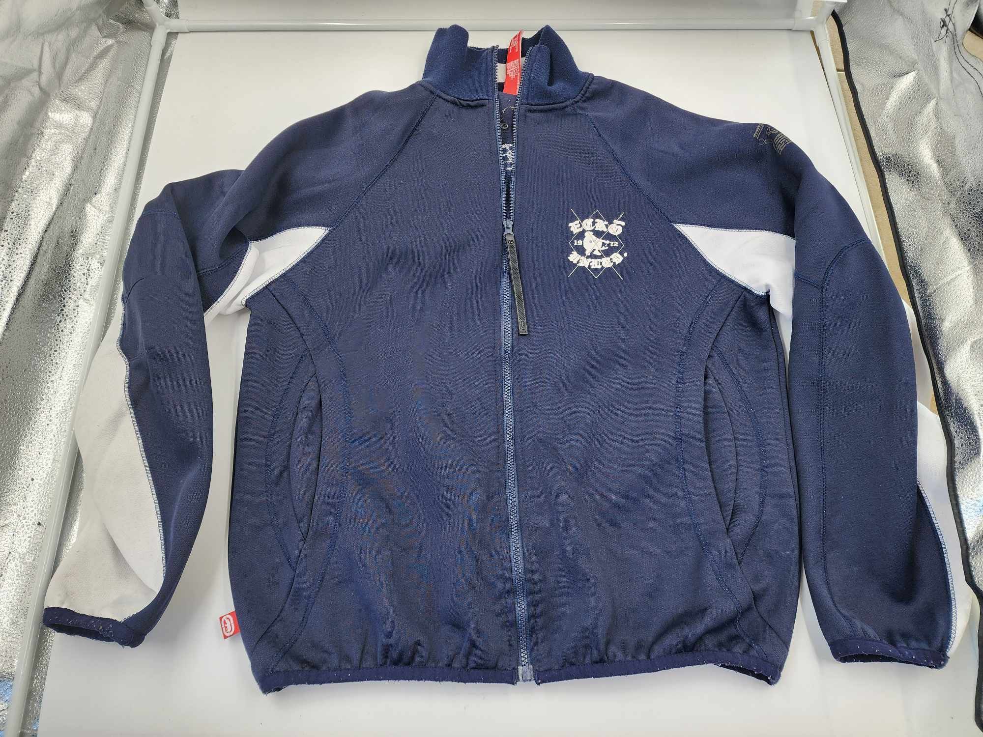 Ecko Unltd. Vintage Ecko Polyesterjacke, Navy,size M, Ca. 2003, Hip-Hop Size US L / EU 52-54 / 3 - 3 Thumbnail