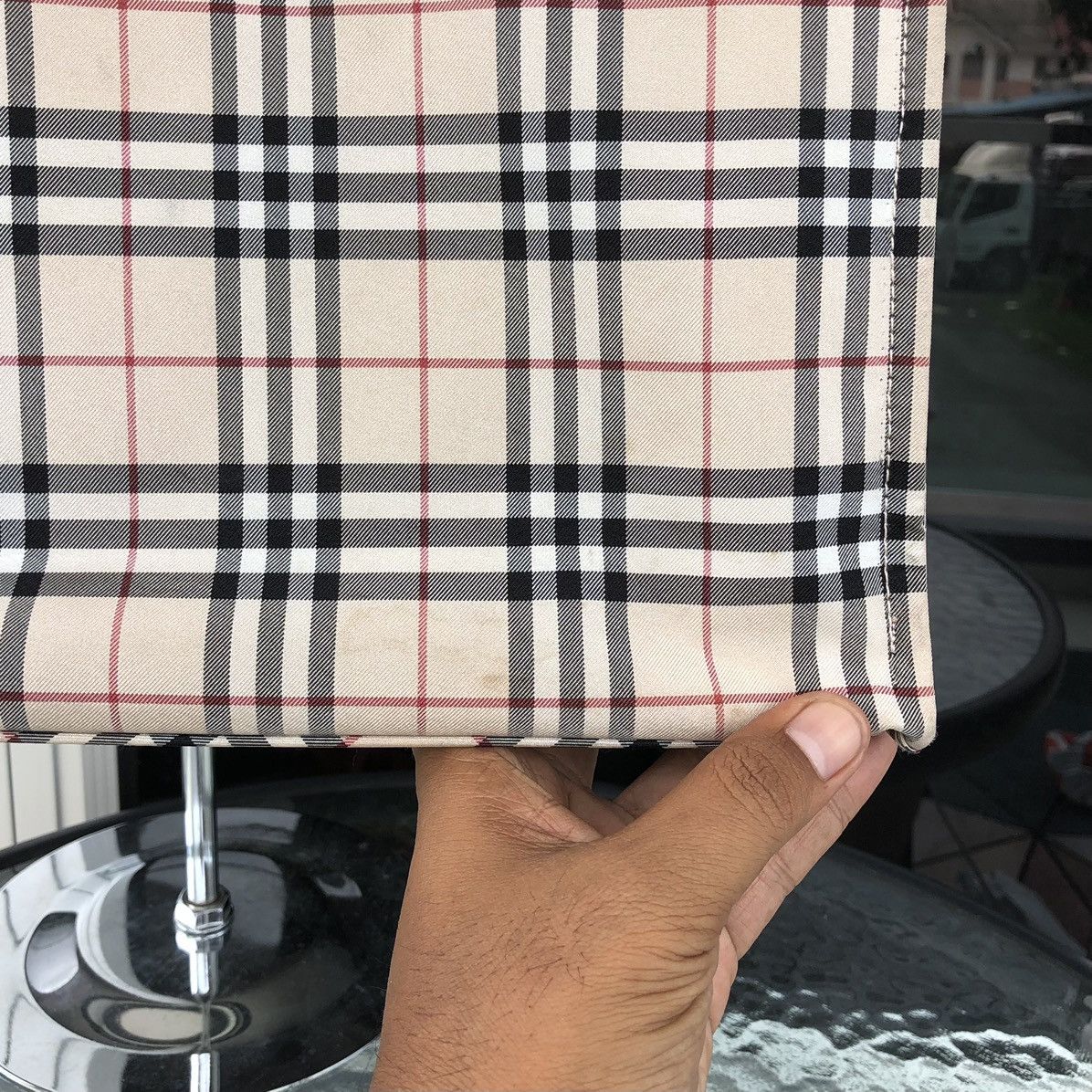 Burberry Burberry London Blue Label Nova Check Handbag / Tote Bag Size ONE SIZE - 3 Thumbnail