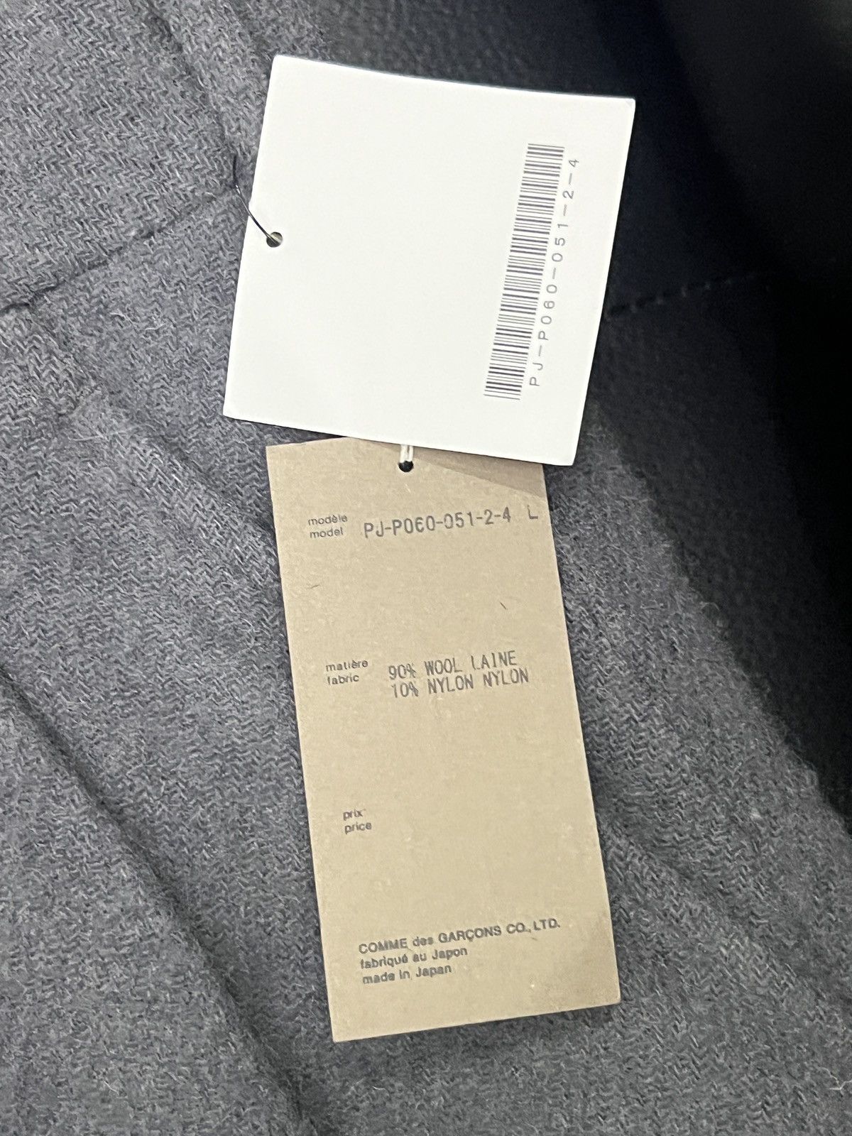 Comme des Garcons Homme Plus Comme des Garçons Homme Plus FW22 Runway Felted Pleated Wool Size US 34 / EU 50 - 13 Thumbnail