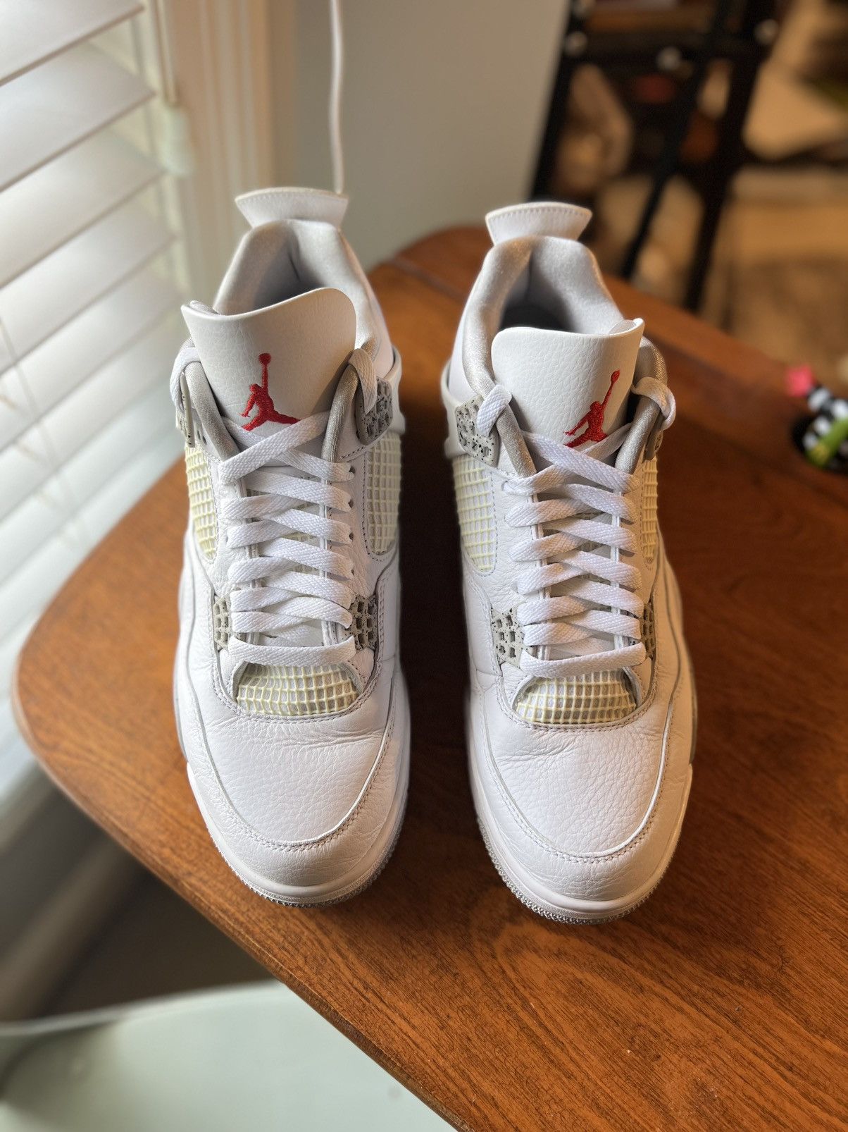 Jordan Brand × Nike Jordan 4 White Oreo Sz 10.5 w Box Size US 10.5 / EU 43-44 - 3 Thumbnail