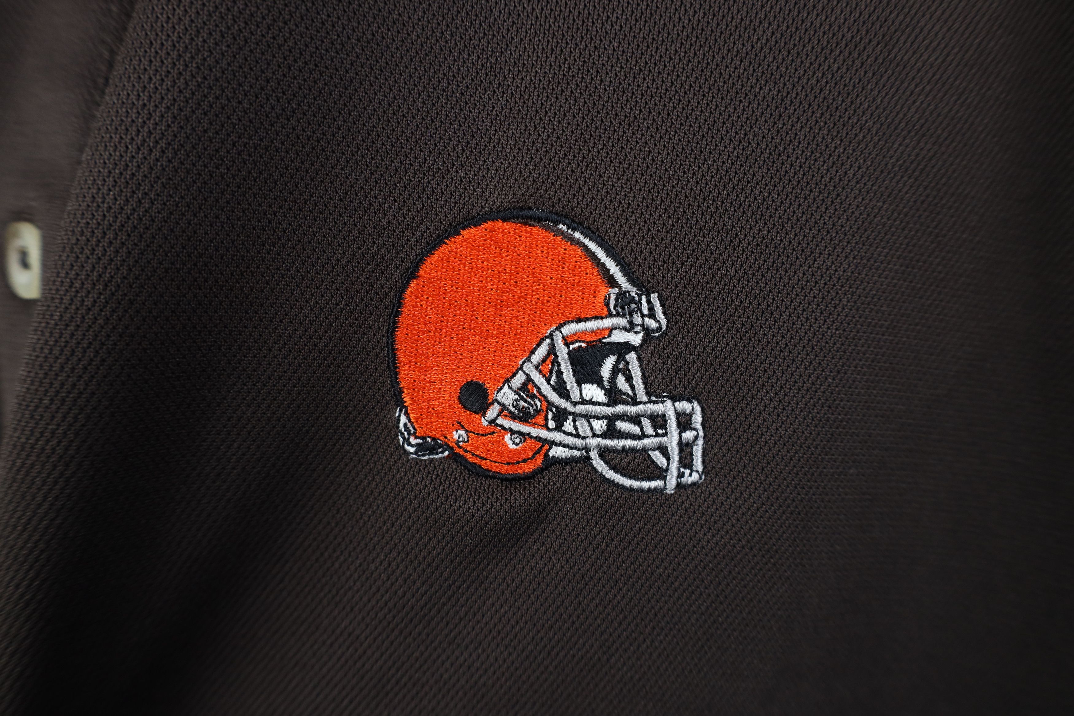 Reebok Deadstock Vintage Y2K Reebok Browns Football Golf Polo Shirt Size US L / EU 52-54 / 3 - 7 Thumbnail