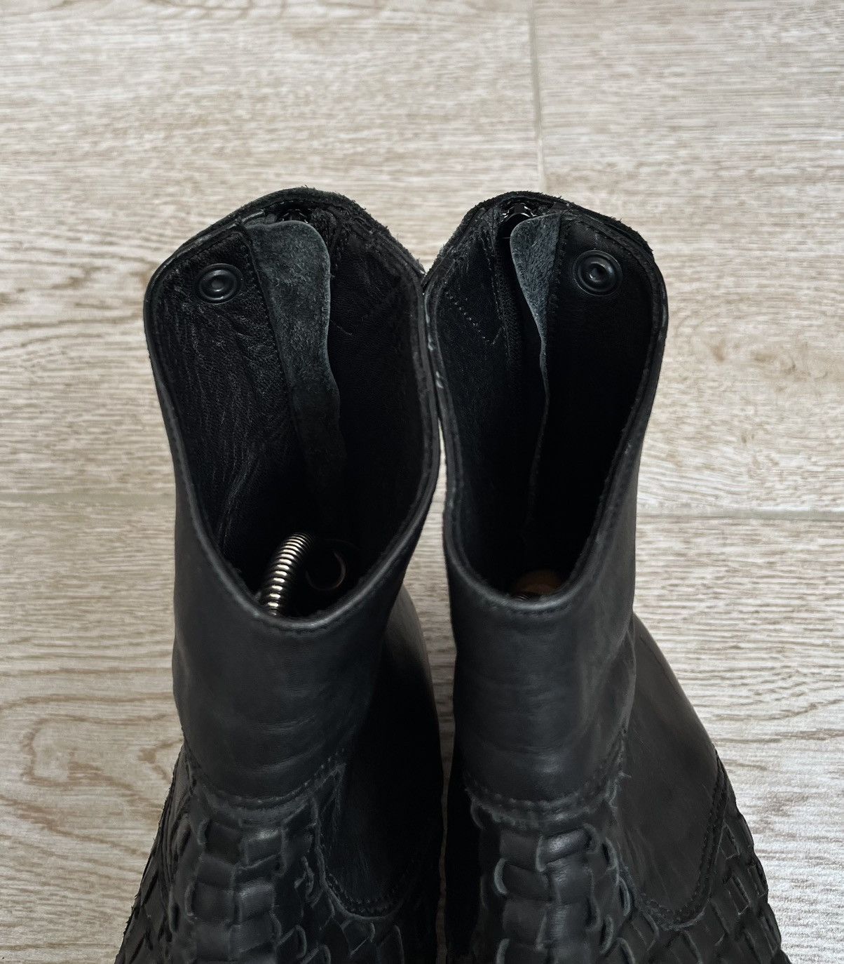 The Last Conspiracy The Last Conspiracy Bottega Veneta Style Leather Boots 90s Size US 6.5 / EU 39-40 - 3 Thumbnail