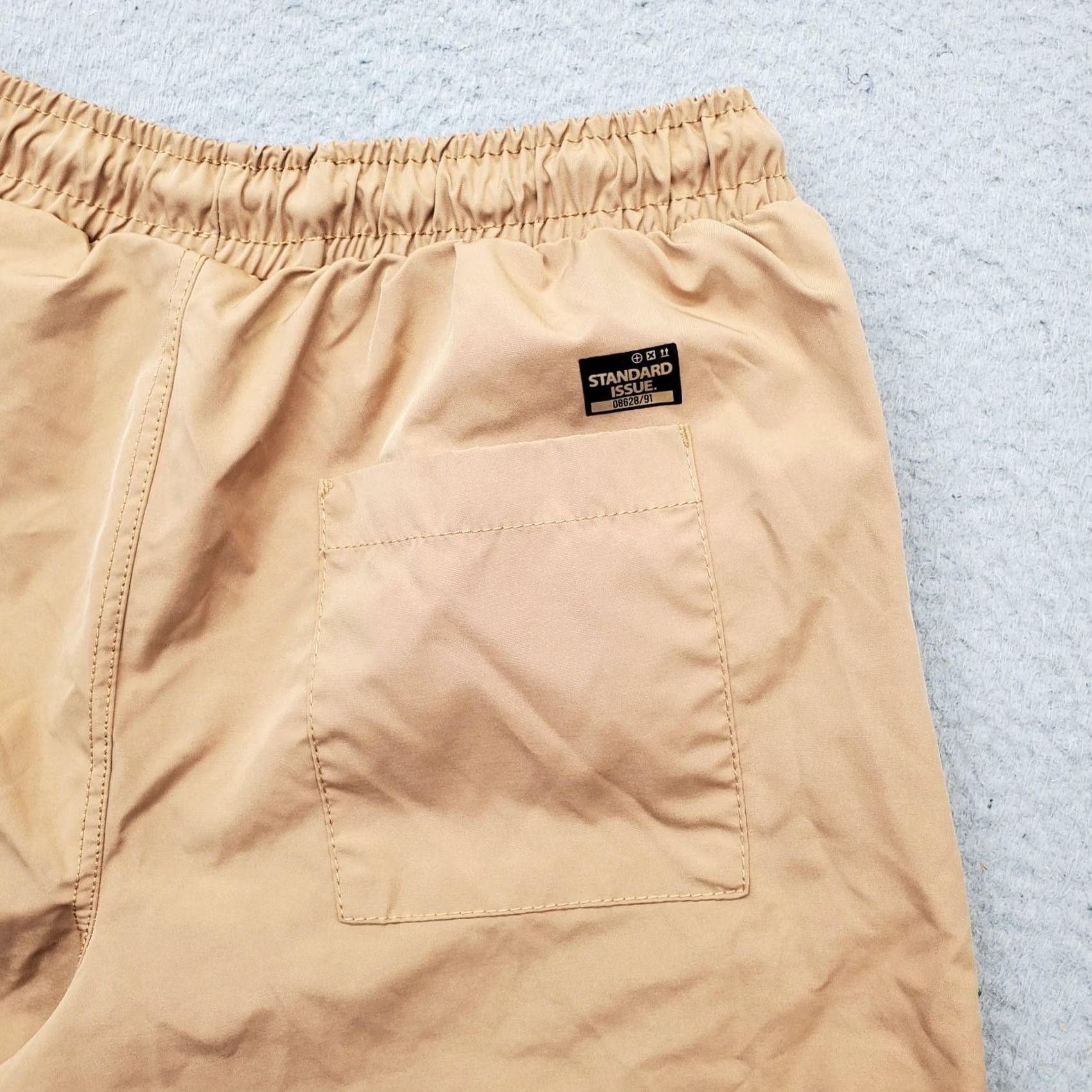 Southpole Southpole Mens Large Tan Quick Dry Drawstring Activewear Shorts Shirt Size US 33 - 8 Thumbnail