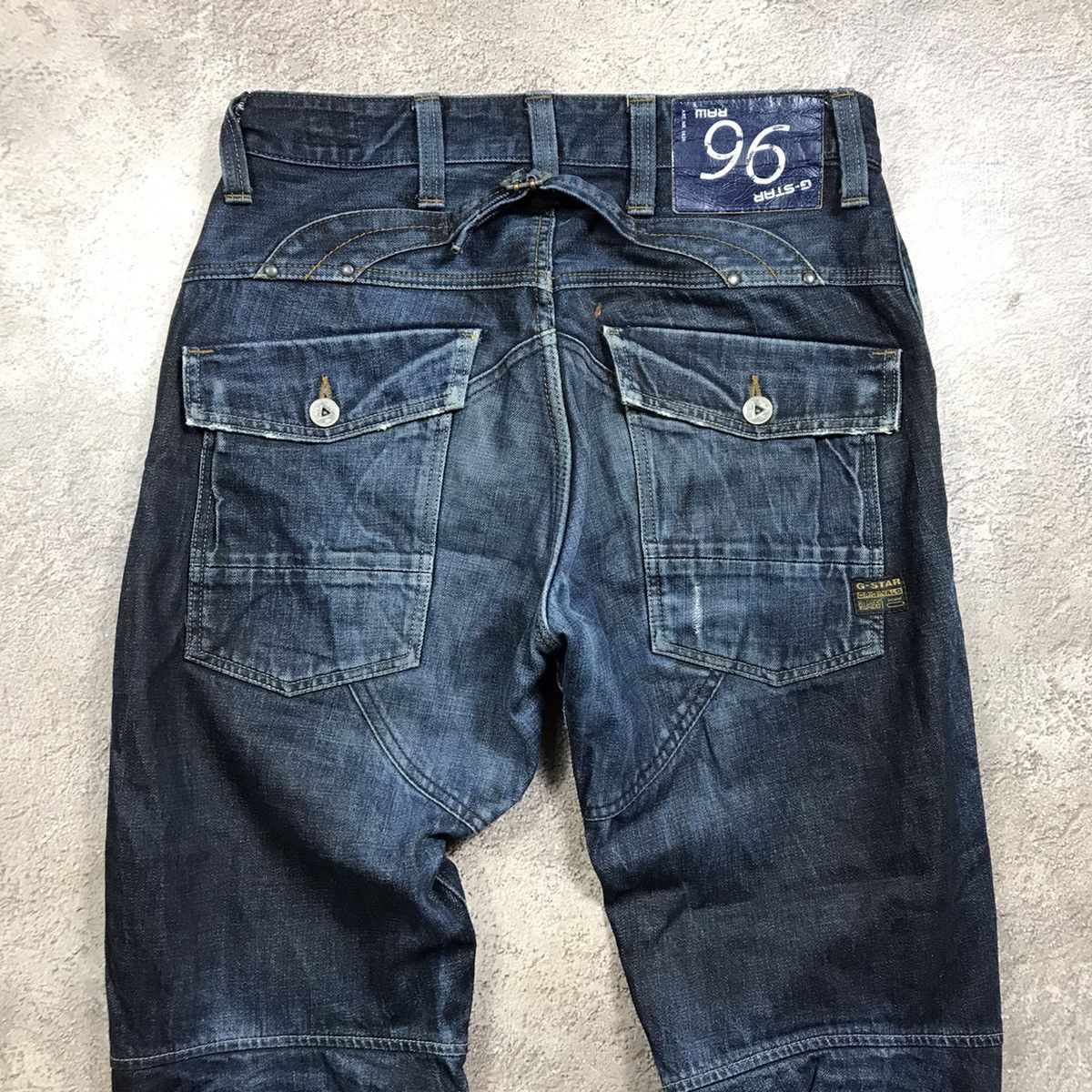G-Star vintage gstar japan jeans distressed low rise flared 90s Size US 32 / EU 48 - 6 Thumbnail