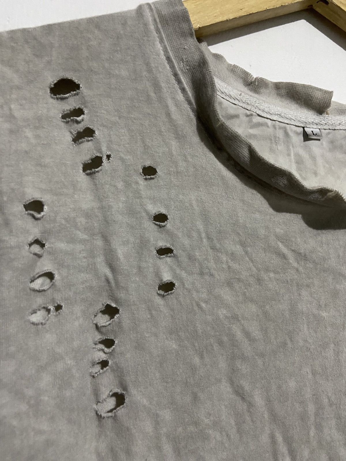 If Six Was Nine × Japanese Brand Unknown Destroyed pocket t-shirt distressed washed Size US L / EU 52-54 / 3 - 4 Thumbnail