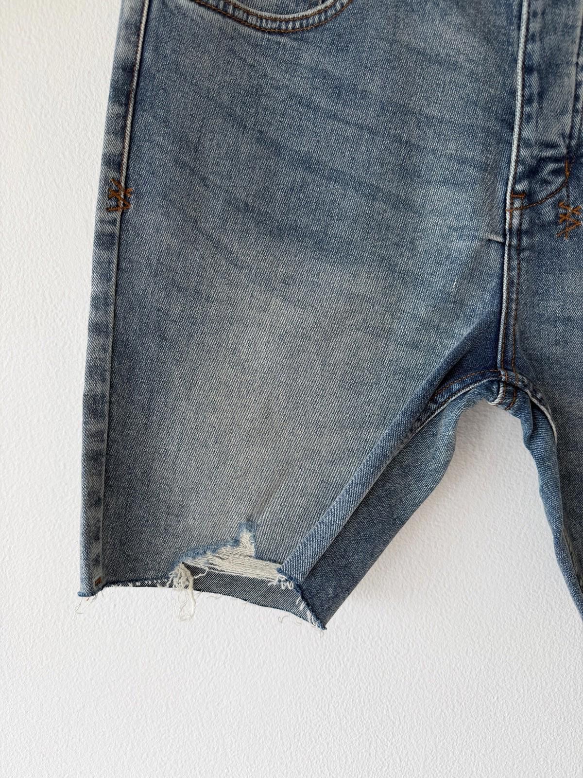 new Ksubi mens denim shorts chopper north blue 32