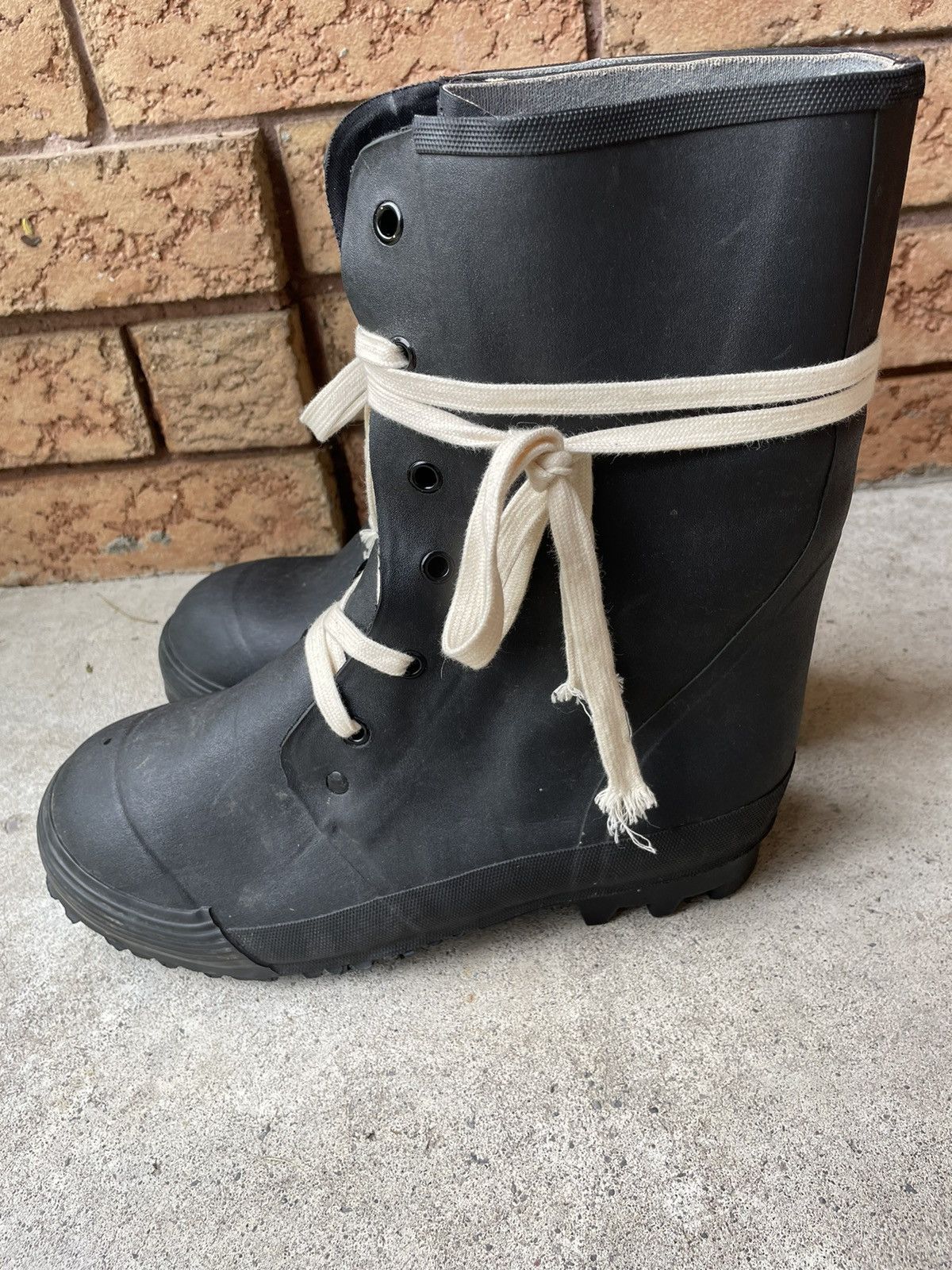 Vintage 1970s Vintage Military Black Combat Bunny Boots Size US 10.5 / EU 43-44 - 10 Thumbnail