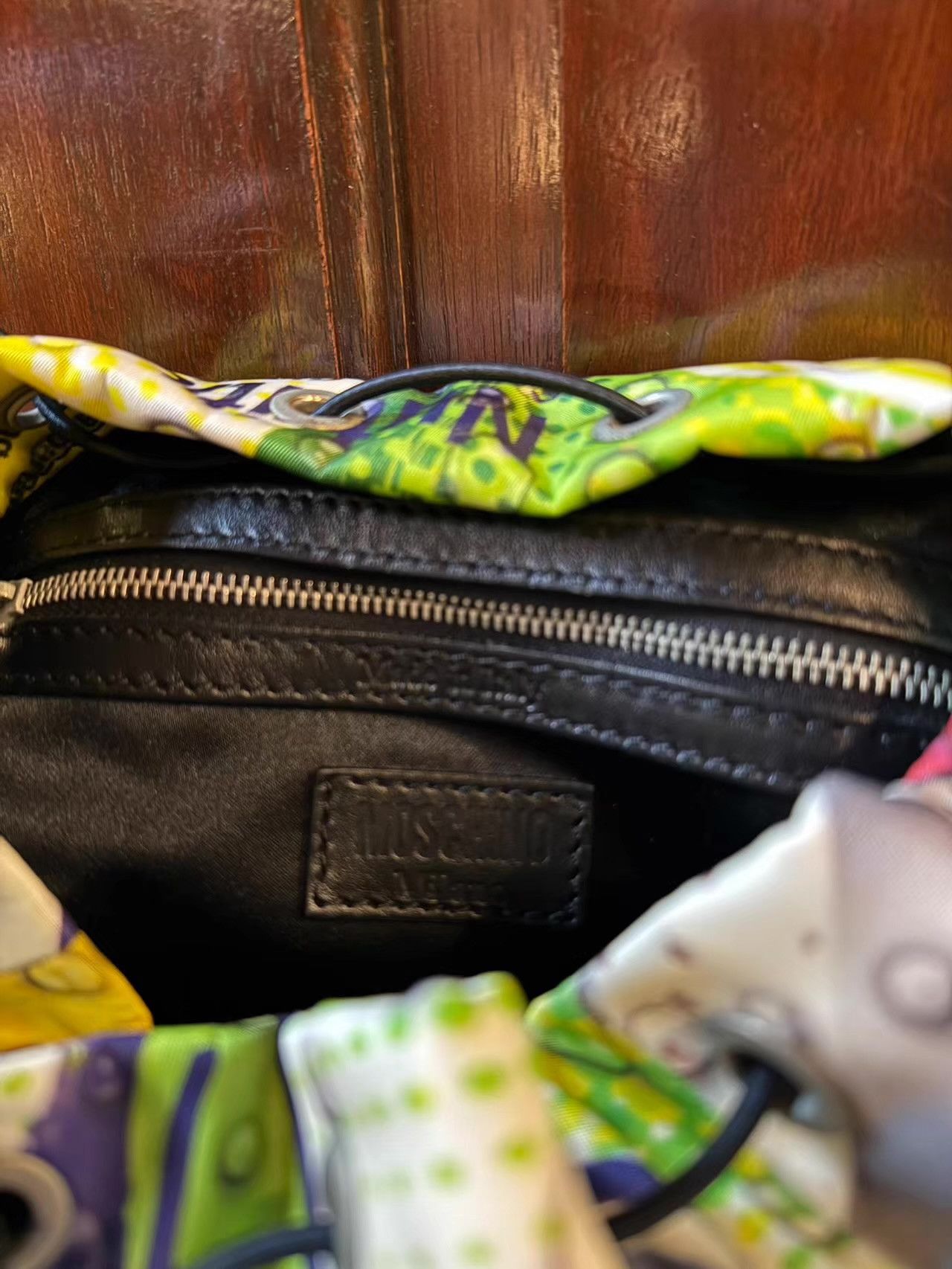 Moschino MOSCHINO 15SS soda‑brand‑print backpack Ｑ25 Size ONE SIZE - 4 Thumbnail
