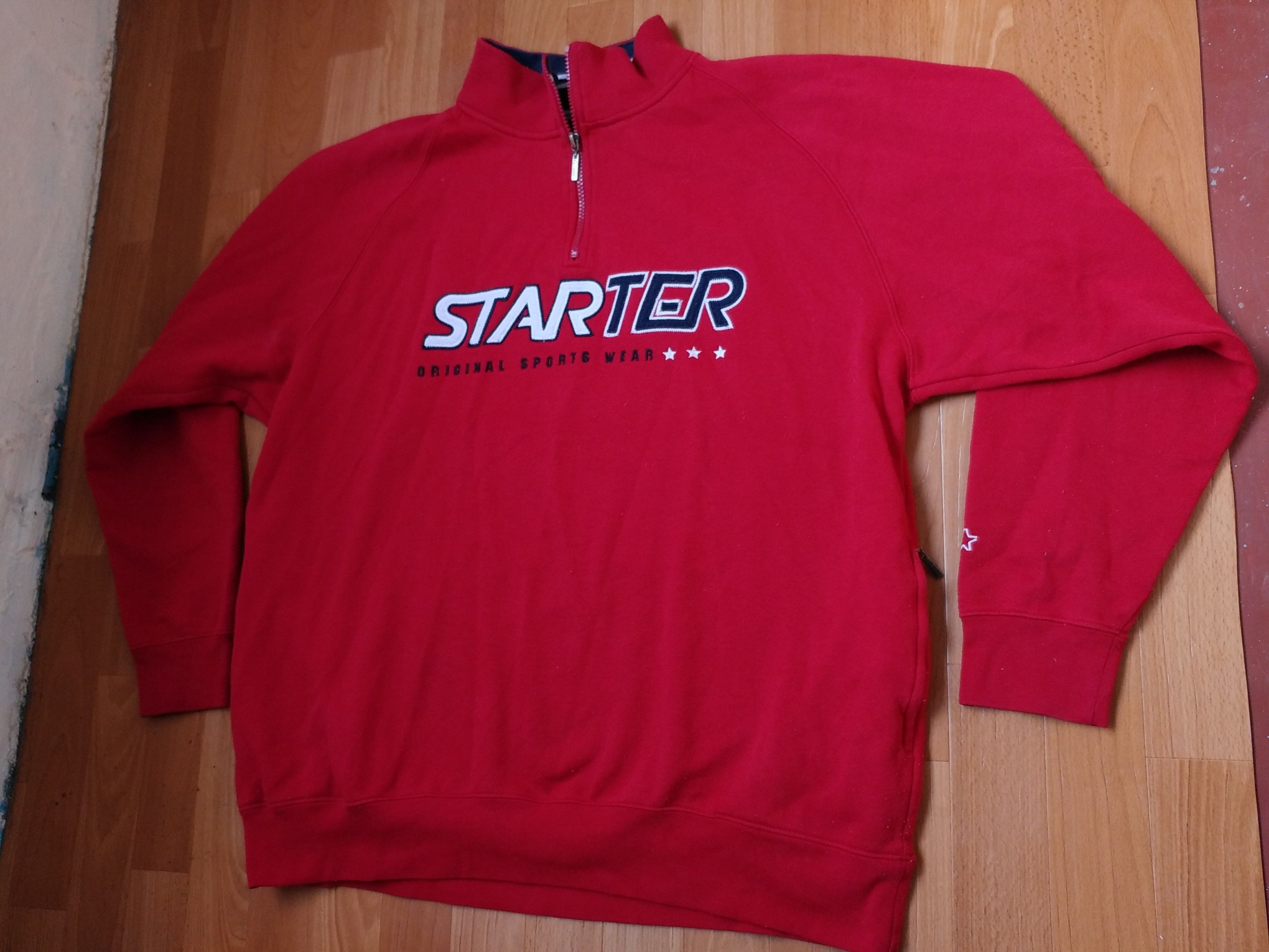 Starter STARTER sweatshirt, fleece jacket vintage 90s hip-hop XXL Size US XXL / EU 58 / 5 - 4 Thumbnail