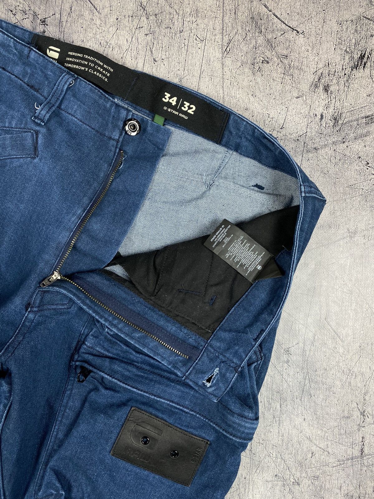 G-Star Vintage G-Star Raw 3D Avant Garde Y2K Zip Cargo Pants Jeans Size US 34 / EU 50 - 18 Thumbnail