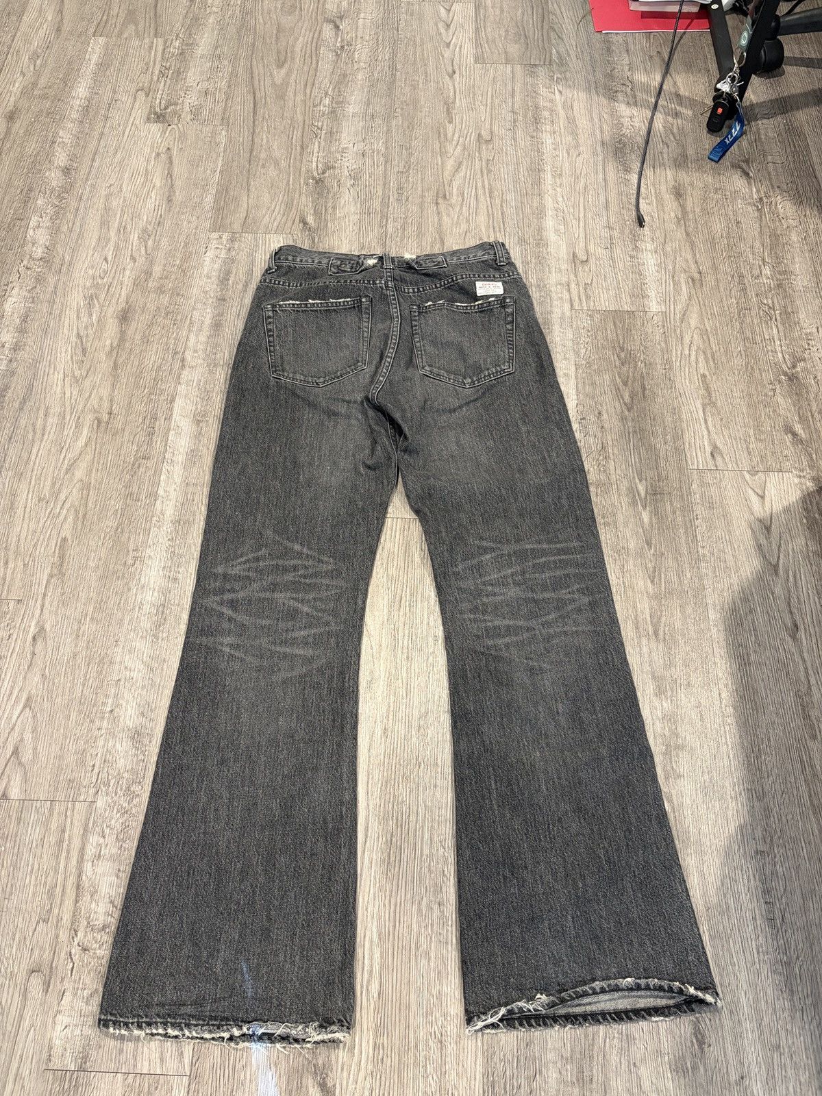 Japanese Brand Dairiku Bootcut Jeans Size US 30 / EU 46 - 2 Thumbnail