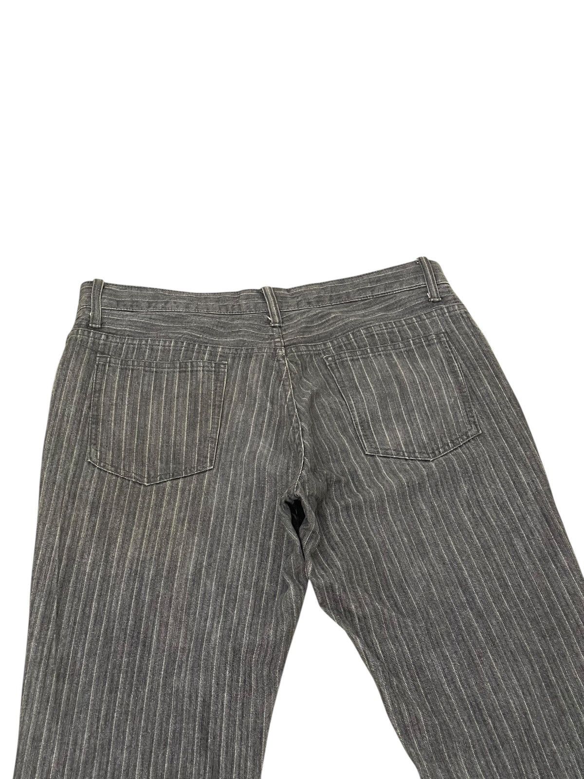 Japanese Brand Flare Jeans UJ Japan Herringbones Striped Boot Cut 2🟦4 Size US 34 / EU 50 - 8 Thumbnail