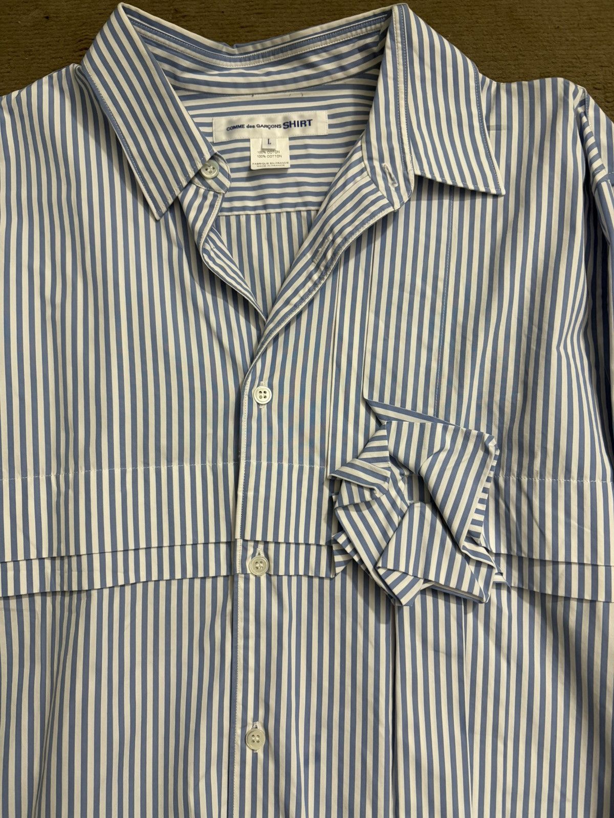 Comme des Garcons SHIRT Comme Des Garcons Shirt “Origami Flower Shirt” Size US L / EU 52-54 / 3 - 2 Thumbnail