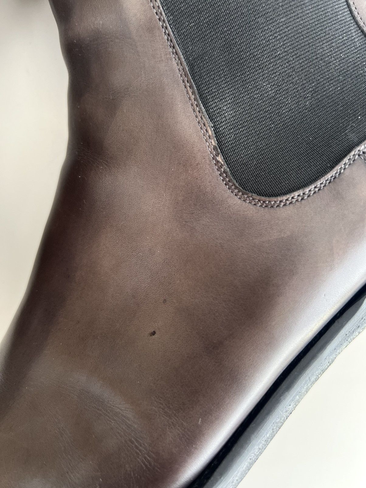 Berluti Luxury Magnanni Lonny Leather Chelsea Boots Grey Size US 11 / EU 44 - 13 Thumbnail