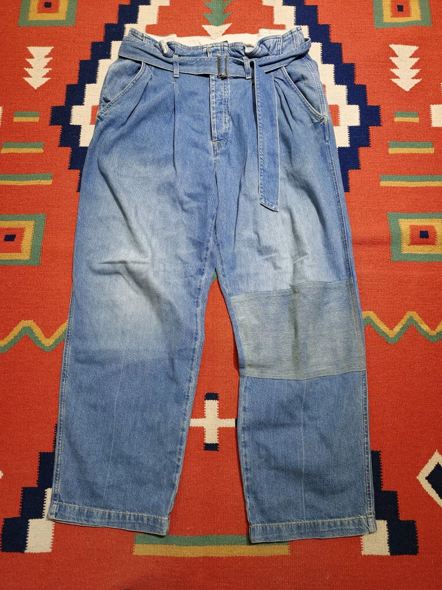 Polo Ralph Lauren Polo Ralph Lauren Loose Belted Jeans Size US 28 / EU 44 - 1 Thumbnail