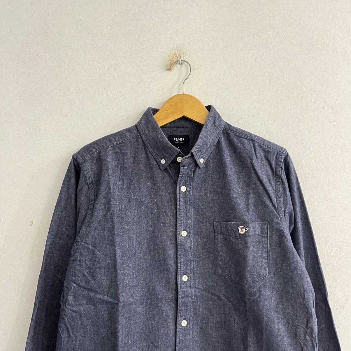 Beams Heart Japan Basic Longsleeve Shirt Shirts Button Ups