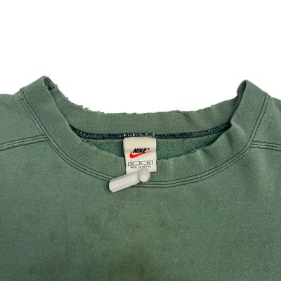 Vintage Thrashed Nike Crewneck Green