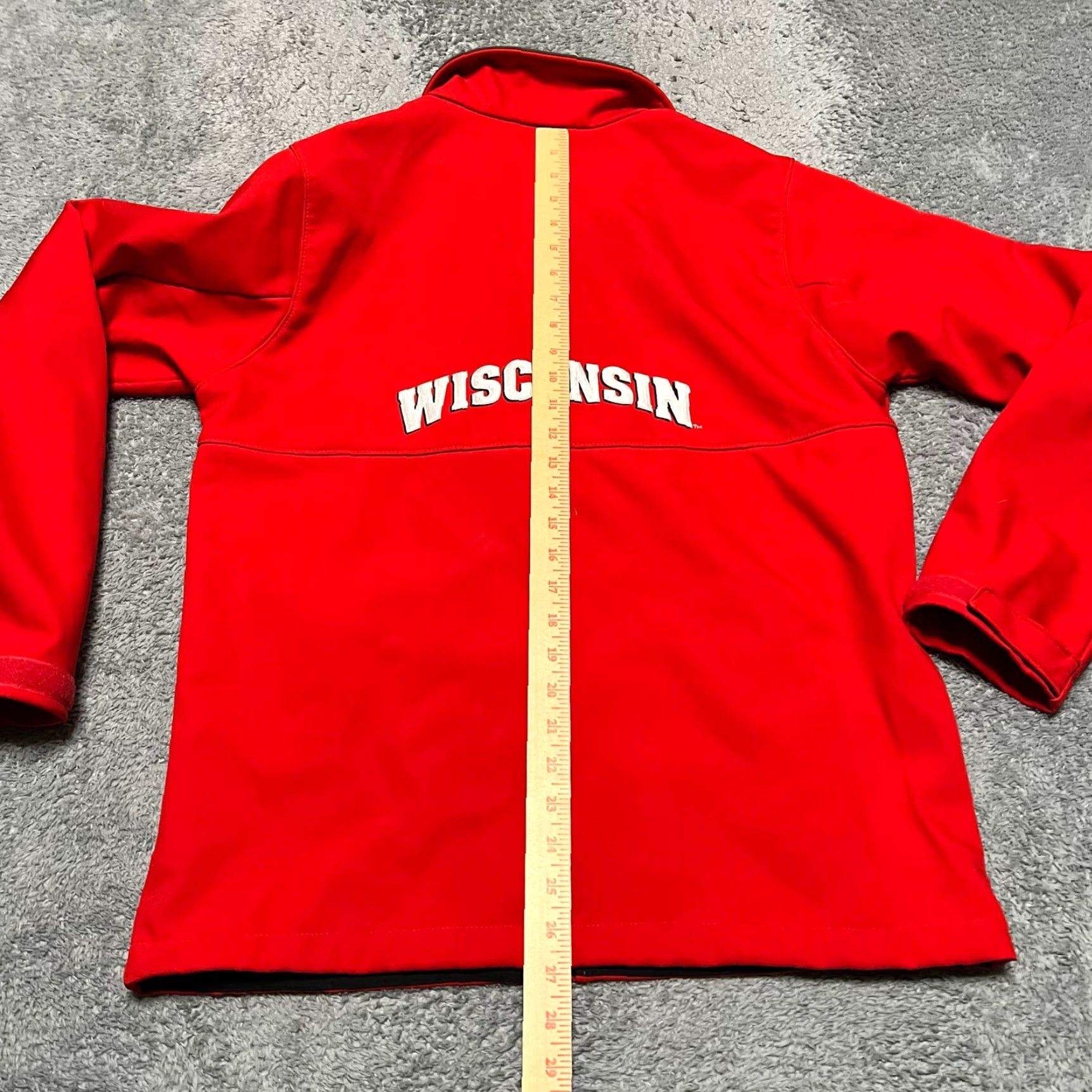Vintage Columbia Wisconsin Badgers Jacket Mens Medium Softshell Red Windbreaker Size US M / EU 48-50 / 2 - 5 Thumbnail