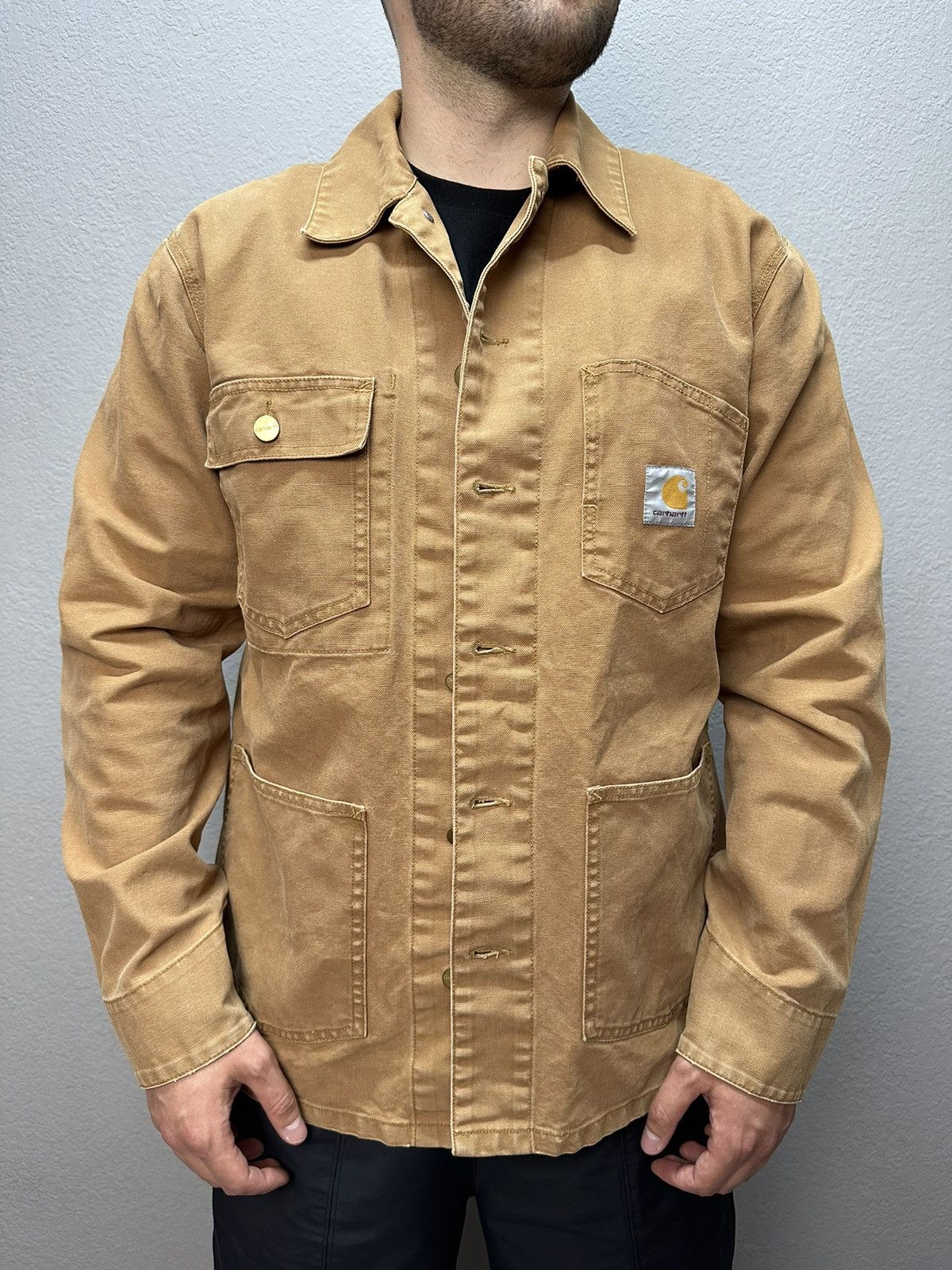 Carhartt Vintage Carhartt OG Chore Jacket Beige Y2K Archival Rare Size US XL / EU 56 / 4 - 5 Thumbnail