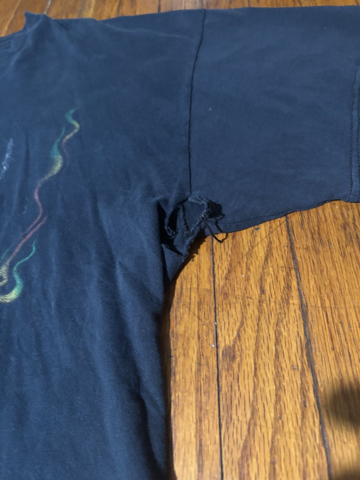 Vintage Vintage Bob Marley smoking weed t shirt Size US XXL / EU 58 / 5 - 3 Thumbnail