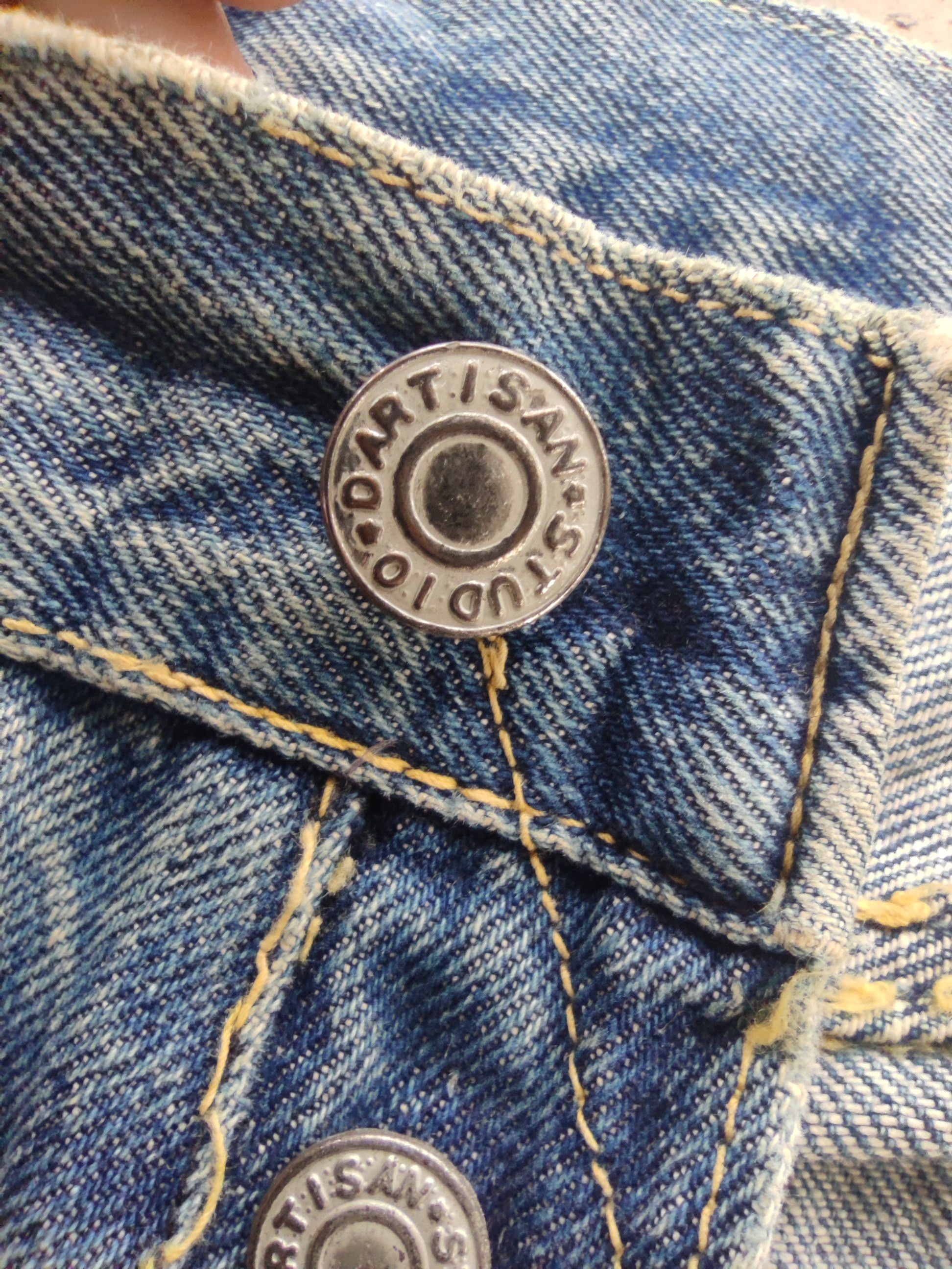 Studio D'Artisan Vintage Studio D Artisan Button Baggy Selvedge Distressed Size US 34 / EU 50 - 7 Thumbnail