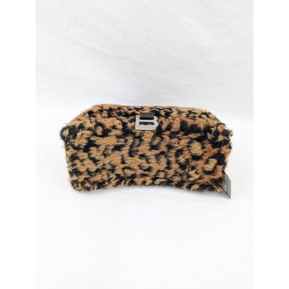 Balenciaga o1rshd1 Size:OS / Leopard Hourglass Top Hand Bag Beige/Brown Size ONE SIZE - 11 Thumbnail