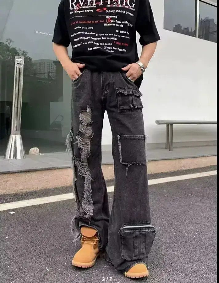 Japanese Brand men's Clothing with Multiple pockets Harajuku Size US 32 / EU 48 - 1 Thumbnail