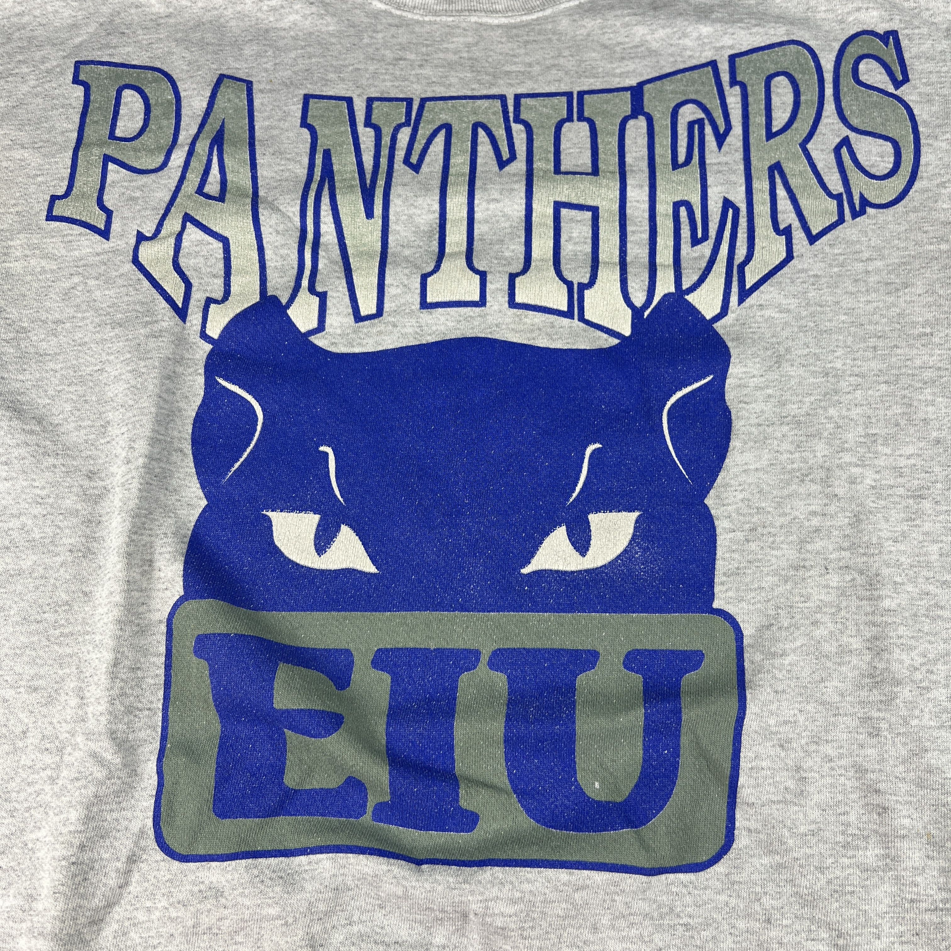 NCAA × Vintage VTG EIU Eastern Illinois Panthers Big Chest Logo Crewneck Size US L / EU 52-54 / 3 - 2 Thumbnail