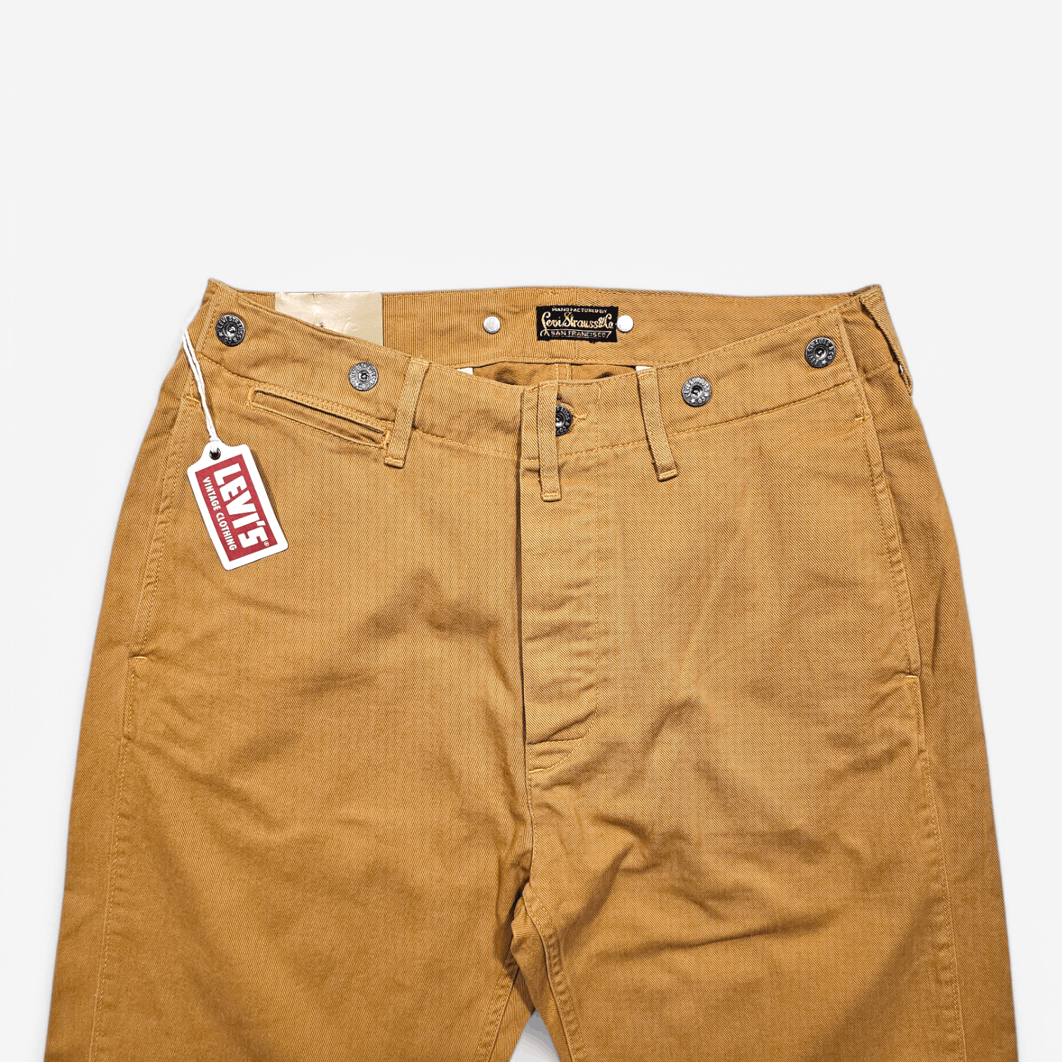 Levi's Vintage Clothing NWT Levi's Vintage Clothing 1920's Born Brown Chinos W31L29 Size US 31 - 4 Thumbnail