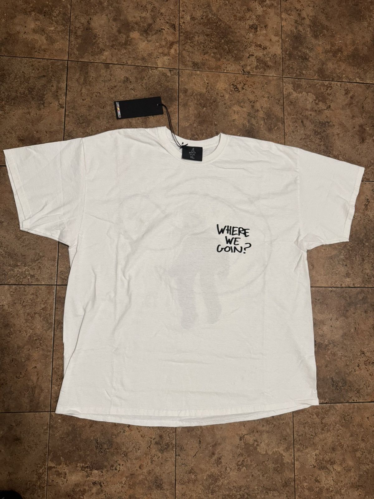 Travis Scott Travis Scott Astroworld x DSM Where We Goin? Tee Size US XL / EU 56 / 4 - 2 Thumbnail