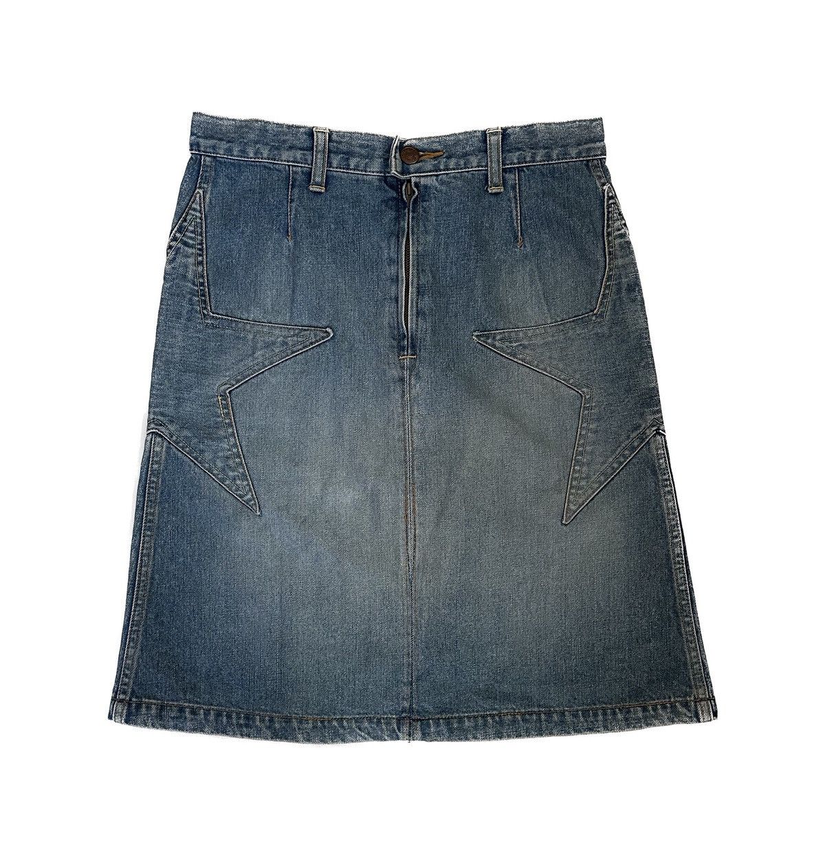Hysteric Glamour Hysteric Glamour Denim Star Skirt Size 30" / US 8 / IT 44 - 1 Thumbnail