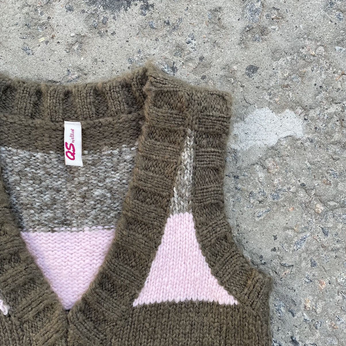 Japanese Brand × Vintage Vintage Japanese Style Knit Vest Y2K 90s Wool Size XS / US 0-2 / IT 36-38 - 4 Thumbnail