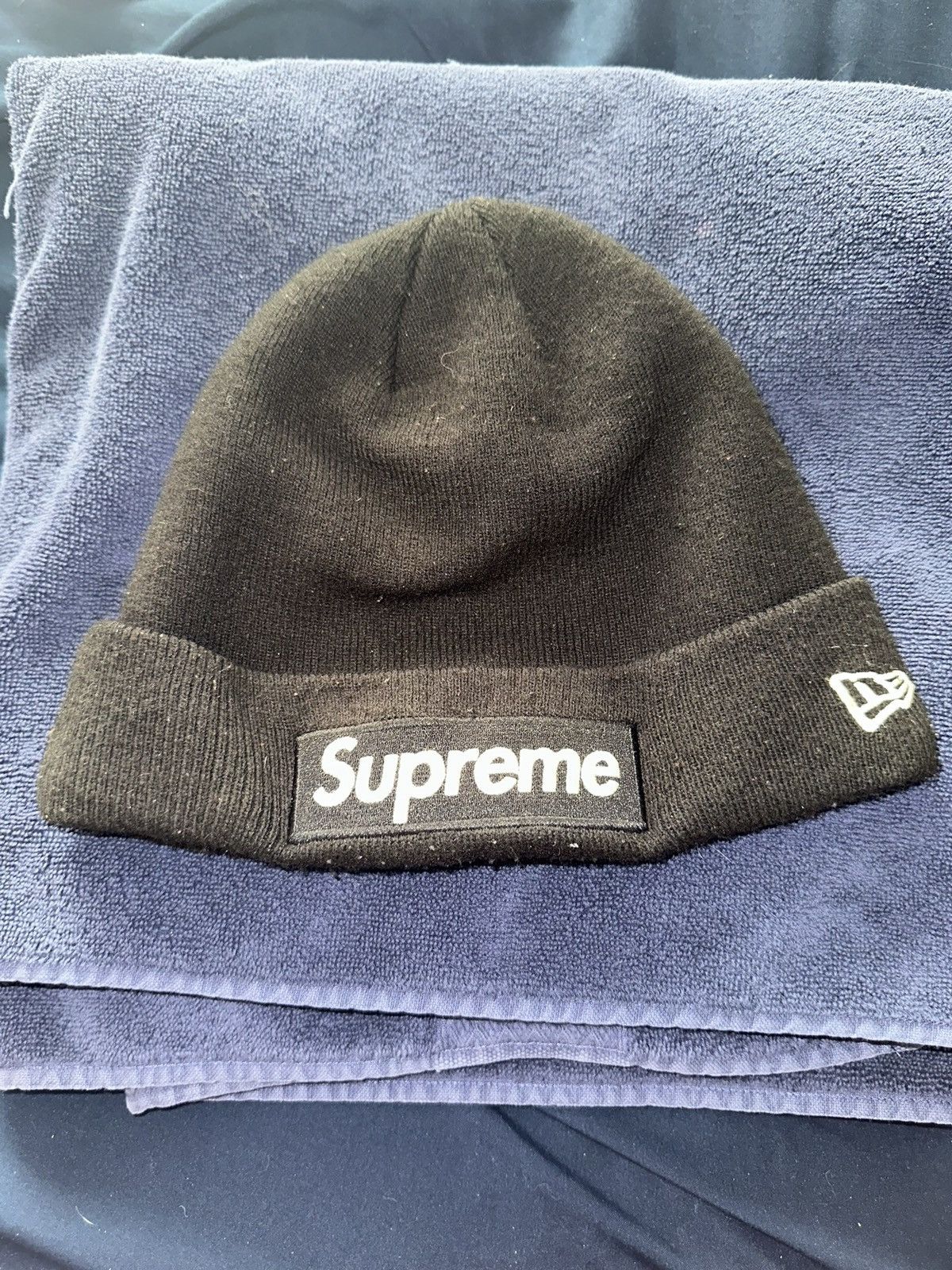 Supreme Supreme New Era Box Logo Beanie (FW21) - Black Size ONE SIZE - 1 Thumbnail