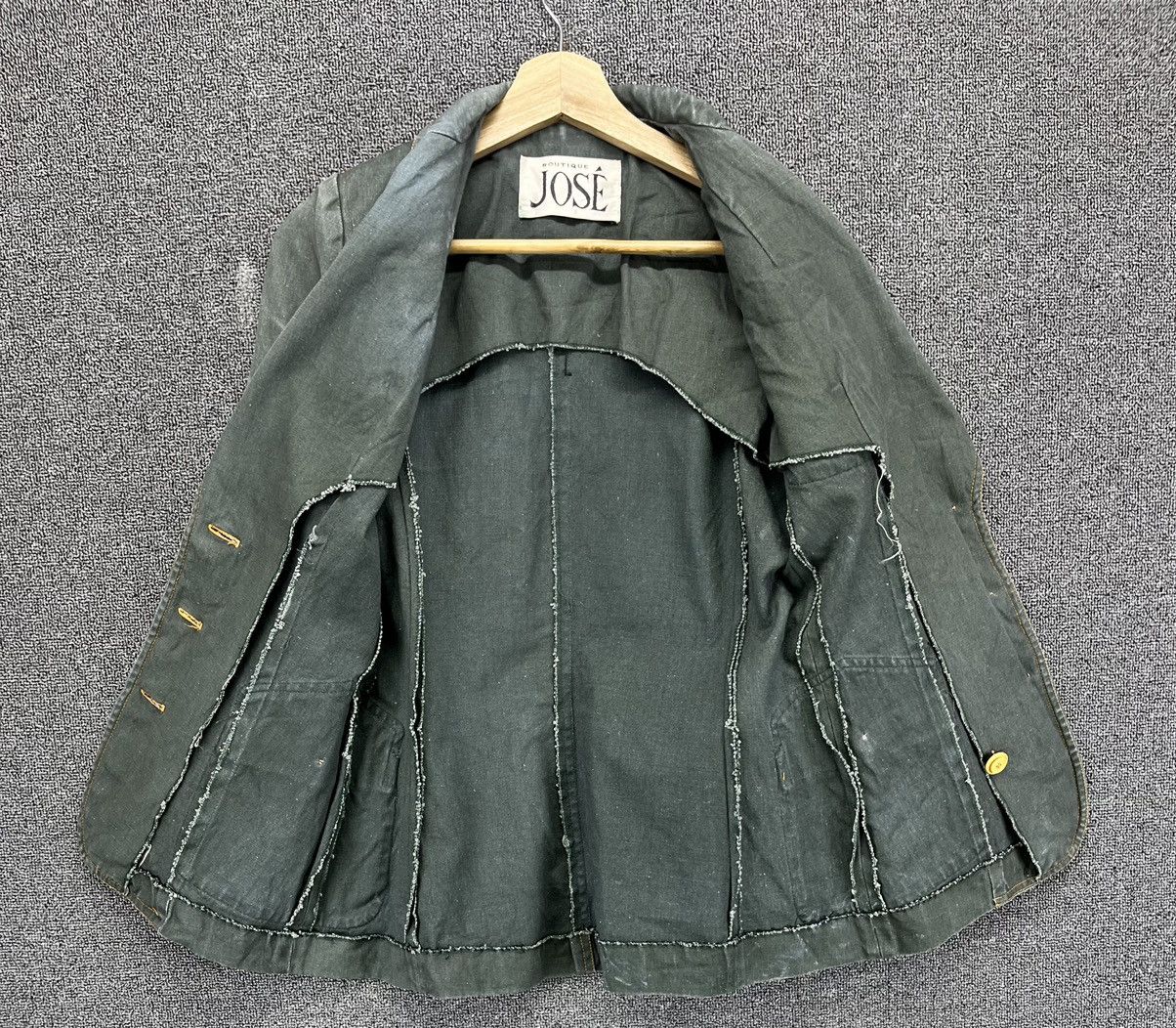 Japanese Brand Vintage Jose Boutique Denim Cardigan Jacket Size M / US 6-8 / IT 42-44 - 6 Thumbnail