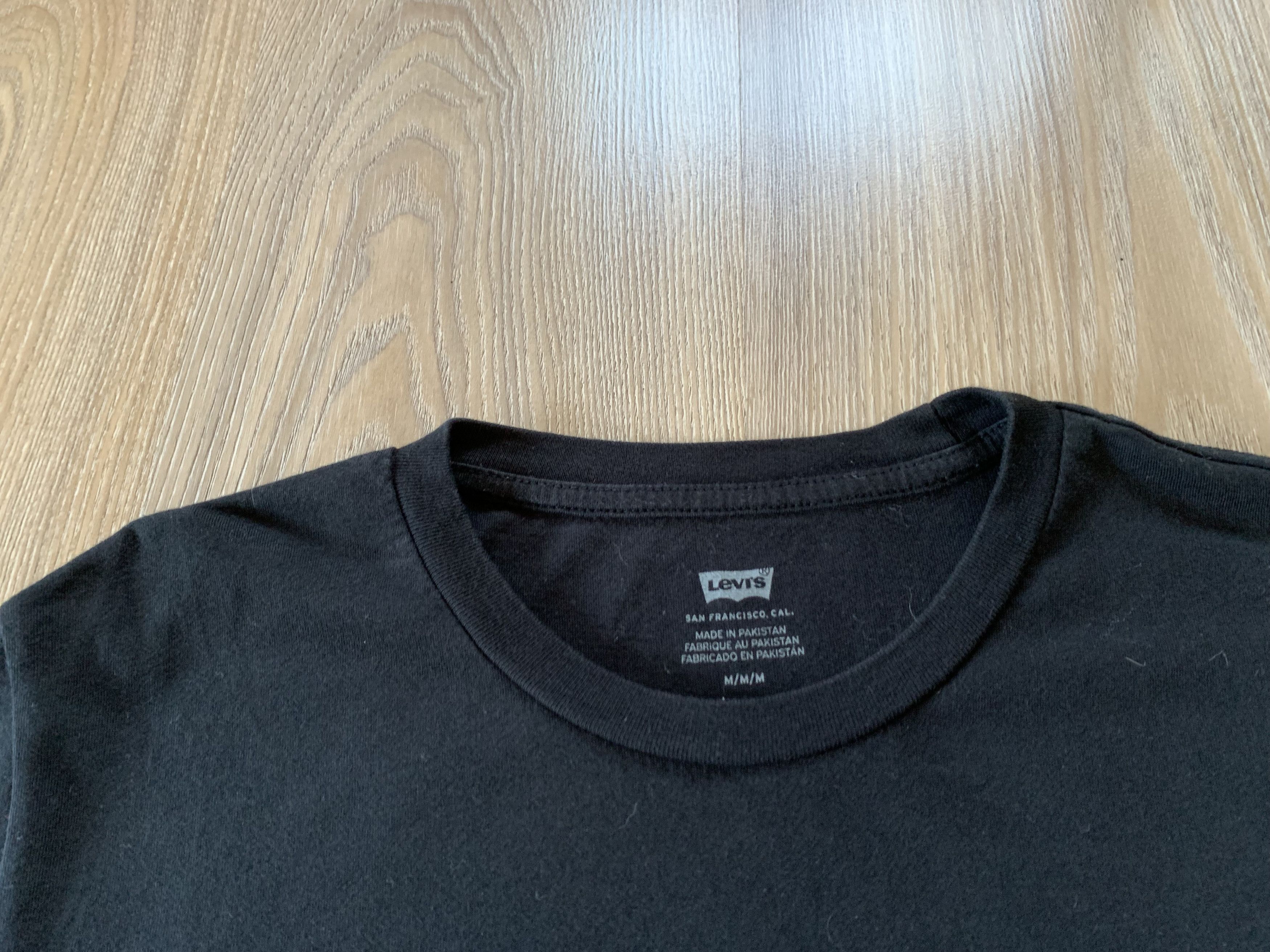 Levi's Levis Black Еmbroidered Logo T Shirt Size US M / EU 48-50 / 2 - 7 Thumbnail