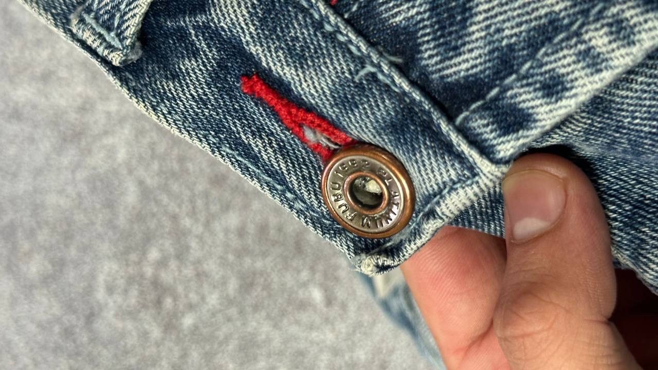Fubu Y2K Platinum FUBU Muhammad Ali Baggy Embroidery Jeans Size US 36 / EU 52 - 4 Thumbnail