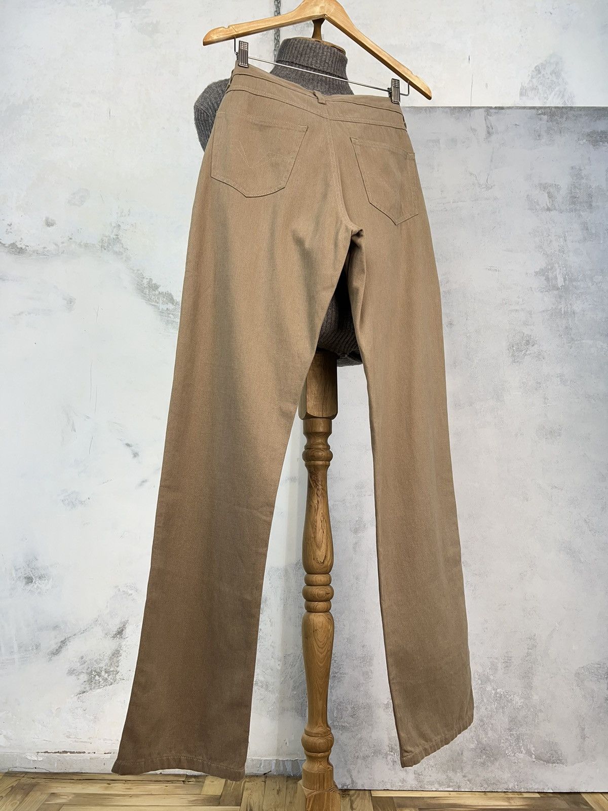 Versace Jeans Couture Vintage Versace Cream Beige Pants Size 30 Size US 30 / EU 46 - 8 Thumbnail