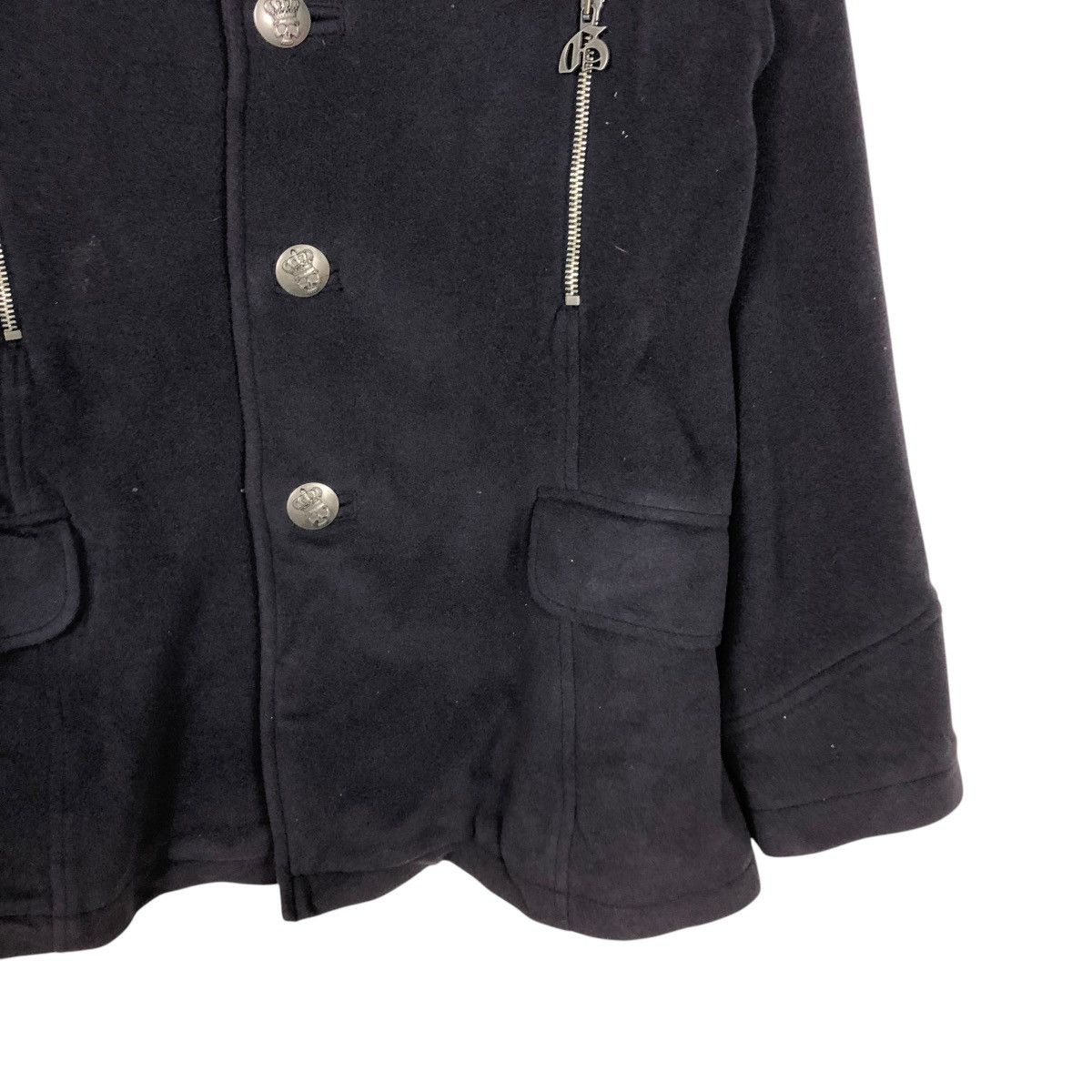 John Galliano 🔥BIKER JACKET DOUBLE COLLAR JOHN GALLIANO BIG LOGO BACK HIT Size US S / EU 44-46 / 1 - 7 Thumbnail