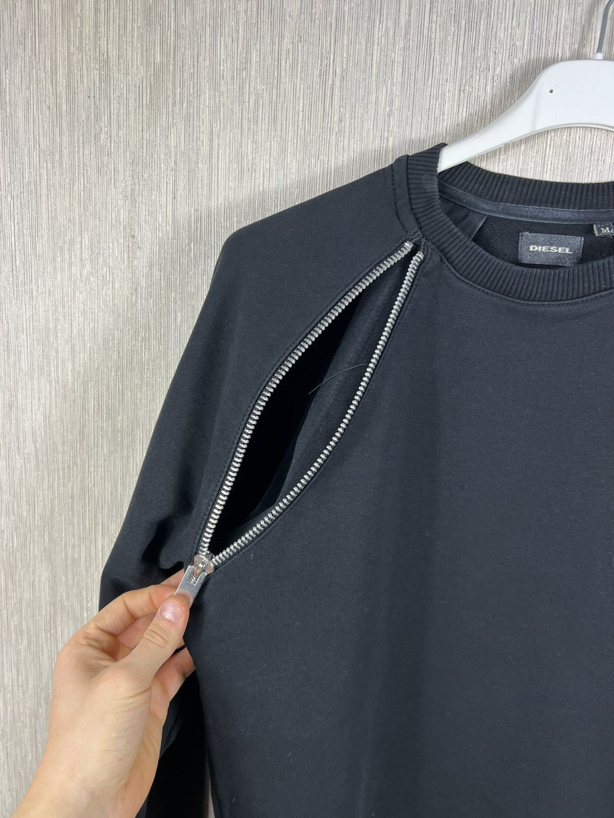 Diesel Vintage Diesel avant garde zippers crewneck opium sweatshirt Size US M / EU 48-50 / 2 - 16 Thumbnail